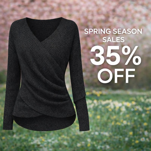 "Aurora long sleeve top - side view"