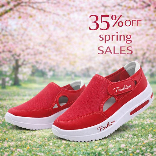  "Women's slip-on mesh sneakers - lightweight breathable design, perfect for summer casual wear"