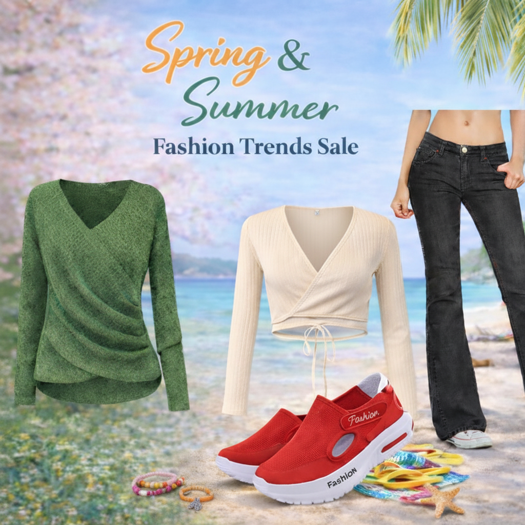Spring & Summer Fashion Trends Sale with adjusted shoe placement