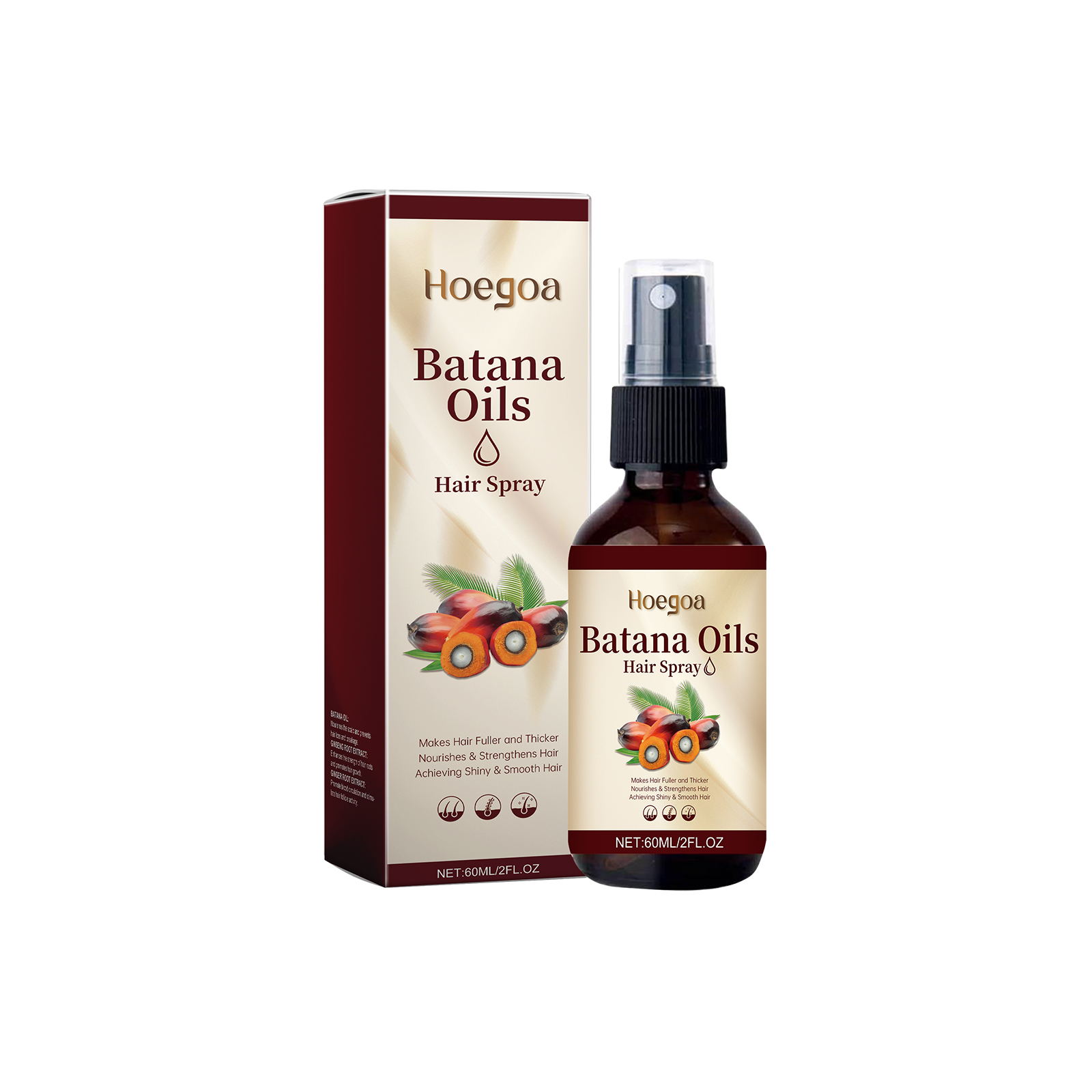 Hair Conditioner Spray, Batana Herbal Essence Strengthens Hair, Moisturizes Hair And Softens Hair Spray - Image 2