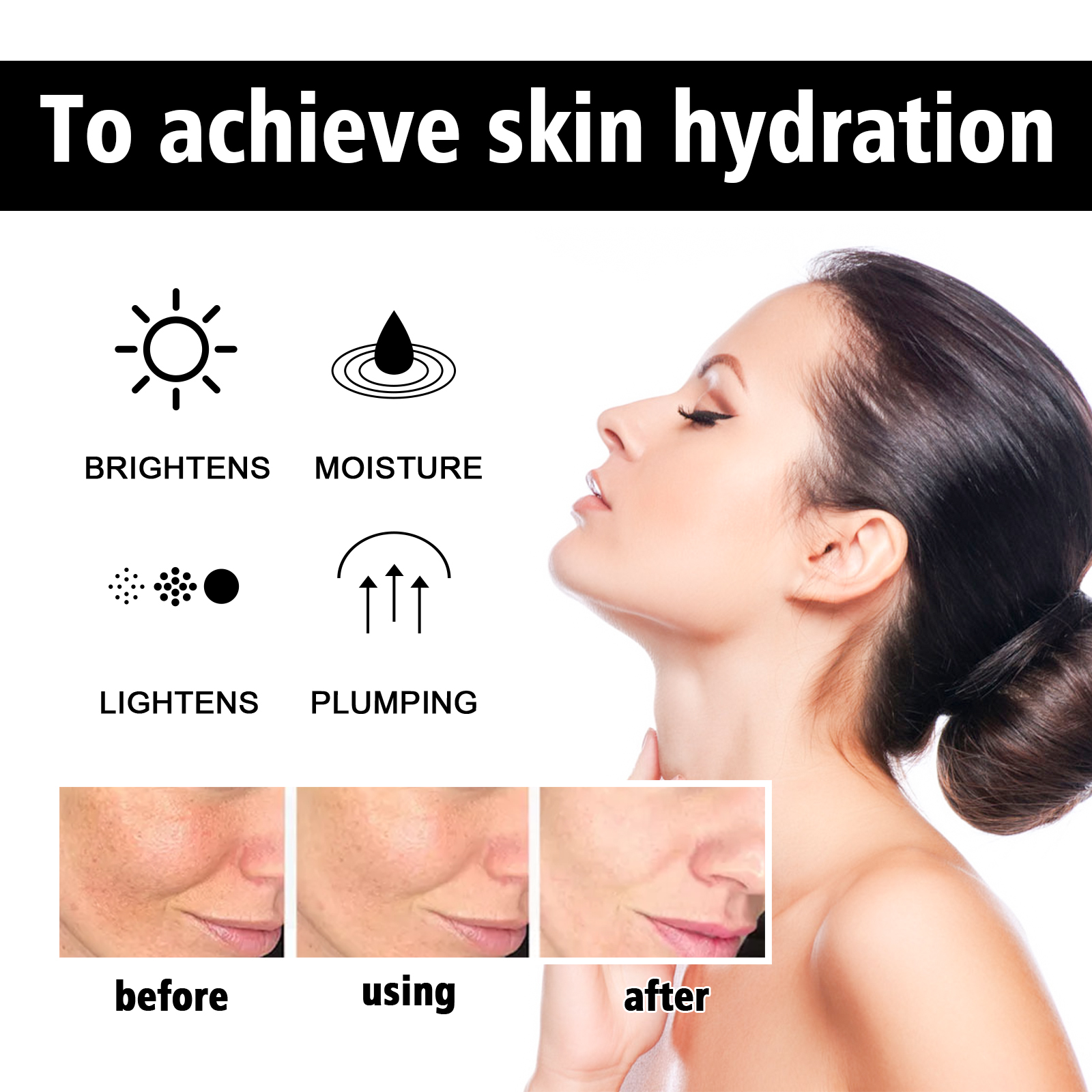 Hoygi 5% Niacinamide+ HA Serum, Moisturize And Moisturize The Facial Skin, Tighten The Anti-Aging And Weaken The Law Of Fine Lines - Image 4