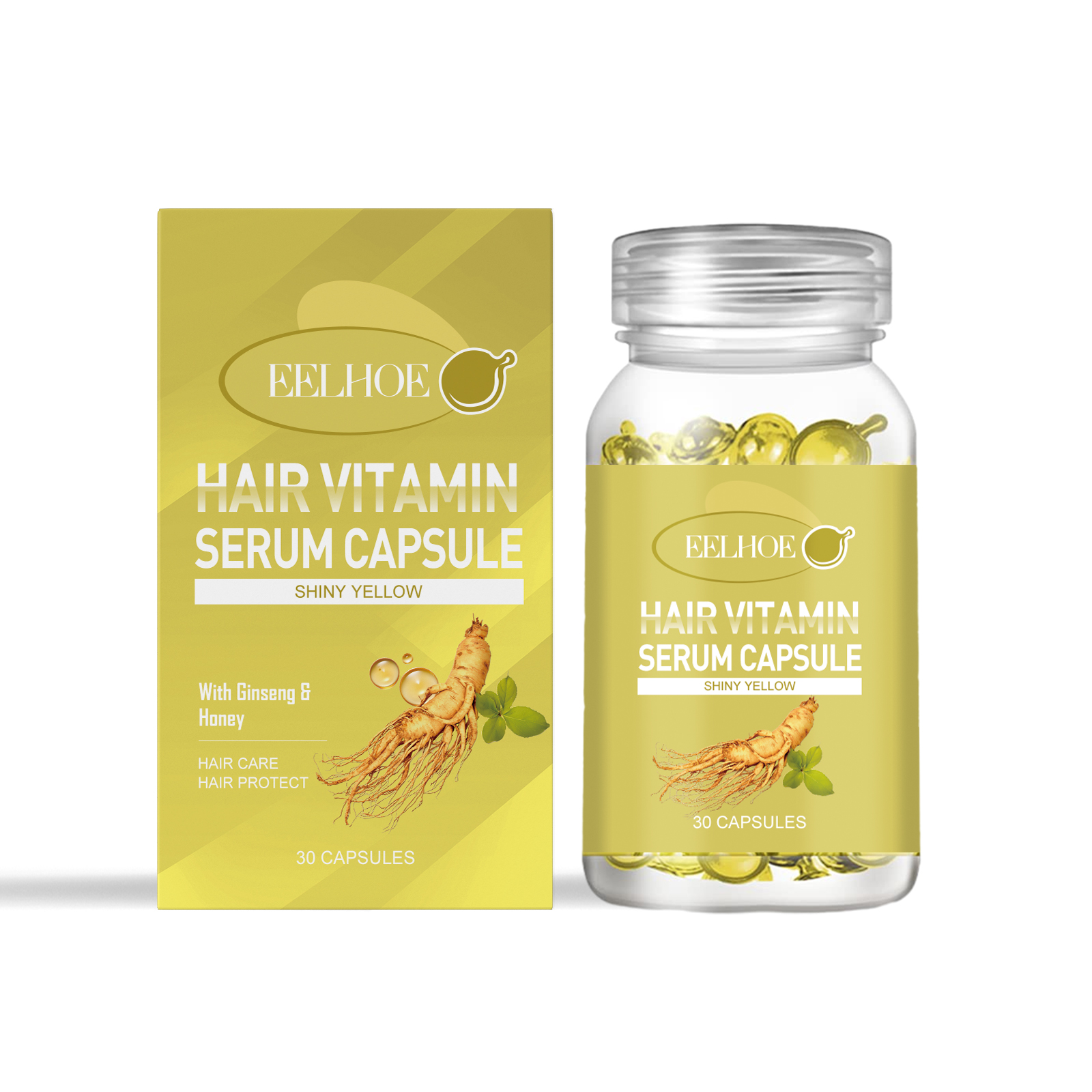 EELHOE Hair Essential Oil Capsule Scalp Care To Improve Dry Hair And Smooth Hair Care Essential Oil Gentle Moisturizing - Image 7