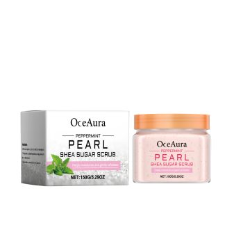 OceAura Mint Pearl Scrub Moisturizing Body Scrub Tender And Smooth Skin Cleansing And Moisturizing Cream