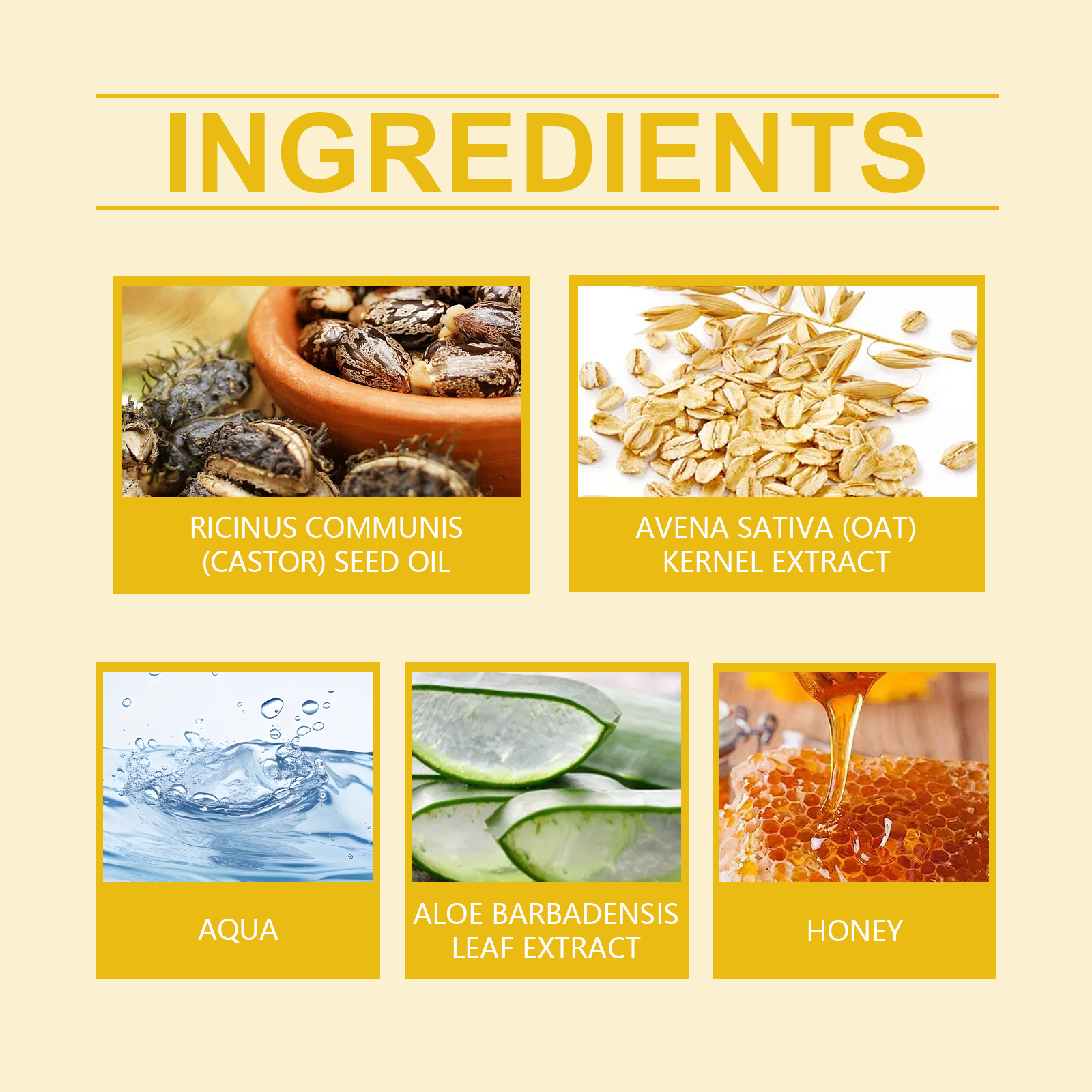 Wiyun Honey Skin Care Cream Nourishes And Protects Skin, Body, Hands And Feet, Moisturizes And Restores Skin - Afbeelding 5
