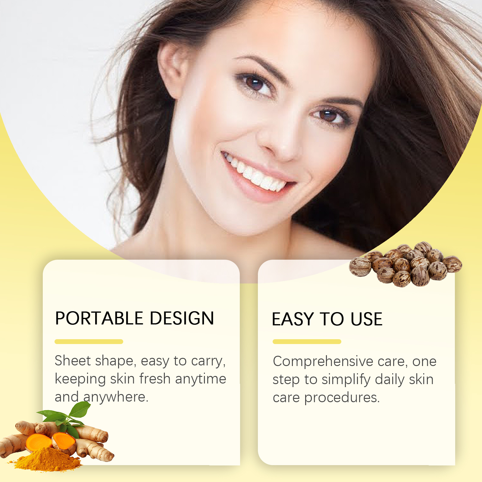 Jaysuing Kojic Acid And Turmeric Balanced Water-Oil Cleansing Pad, Gently Cleanses The Skin's Keratin Layer, Softly Purifies And Soothes The Skin Cleansing Pad - Image 3