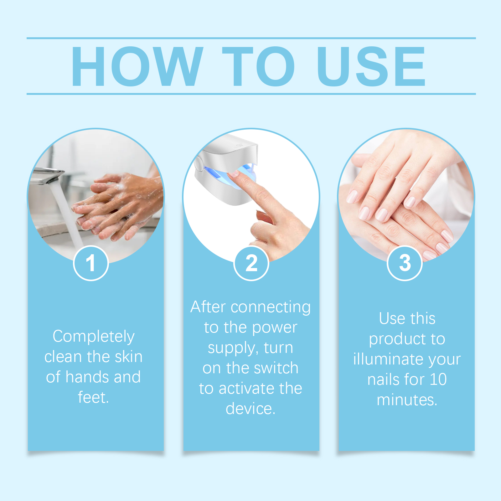 EOHOE Nail Care, Nail Cleaning Care To Relieve Discomfort On The Foot Of The Nail Smooth Rough Surface Of The Nail - Afbeelding 6
