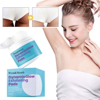 West&Month Exfoliating Pad, Clean Dead Skin Fade Black Delicate Brightening Skin Pad