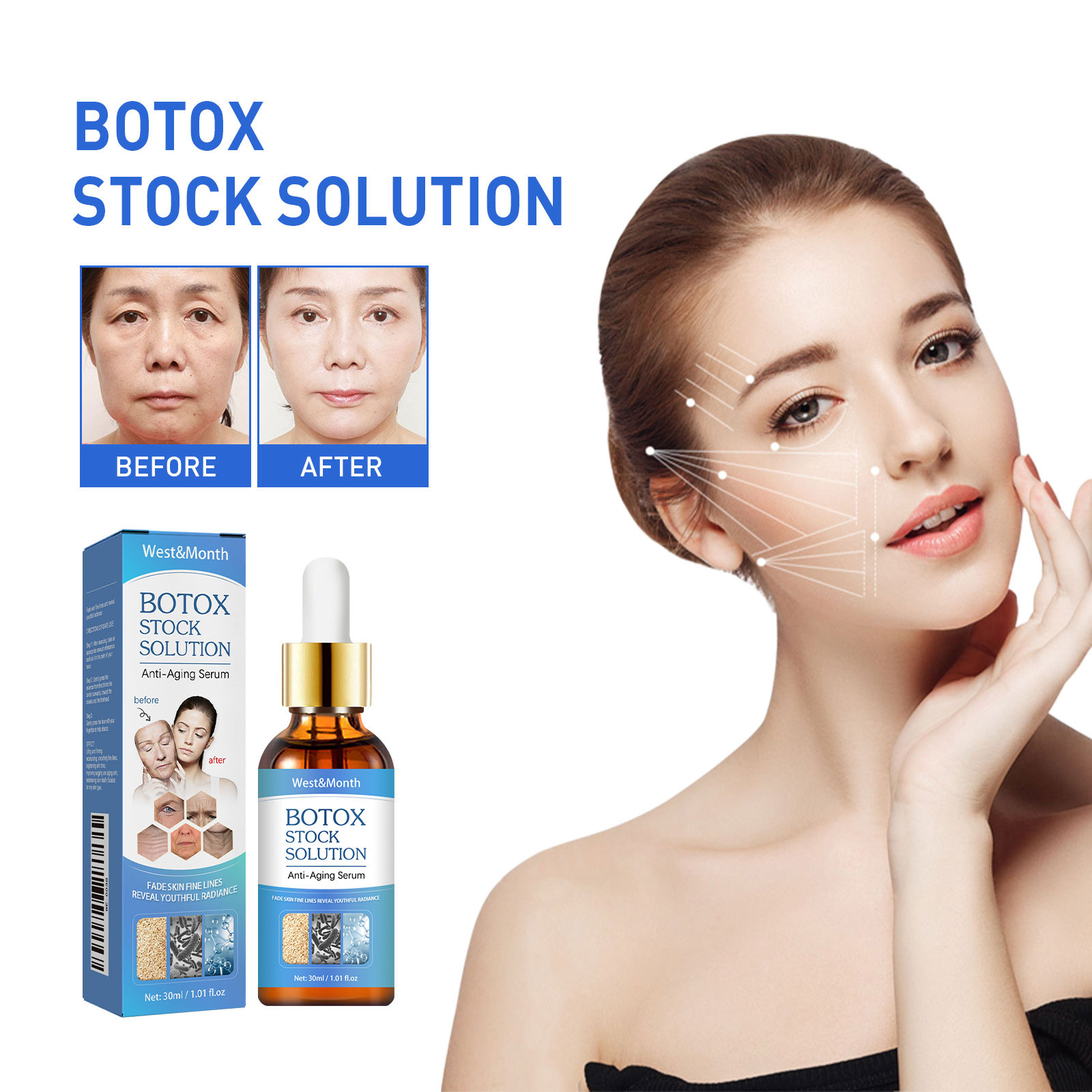 Collagen Face Essence Gently Nourishes Skin Hydrating And Moisturizing Face Care Essence - Afbeelding 3