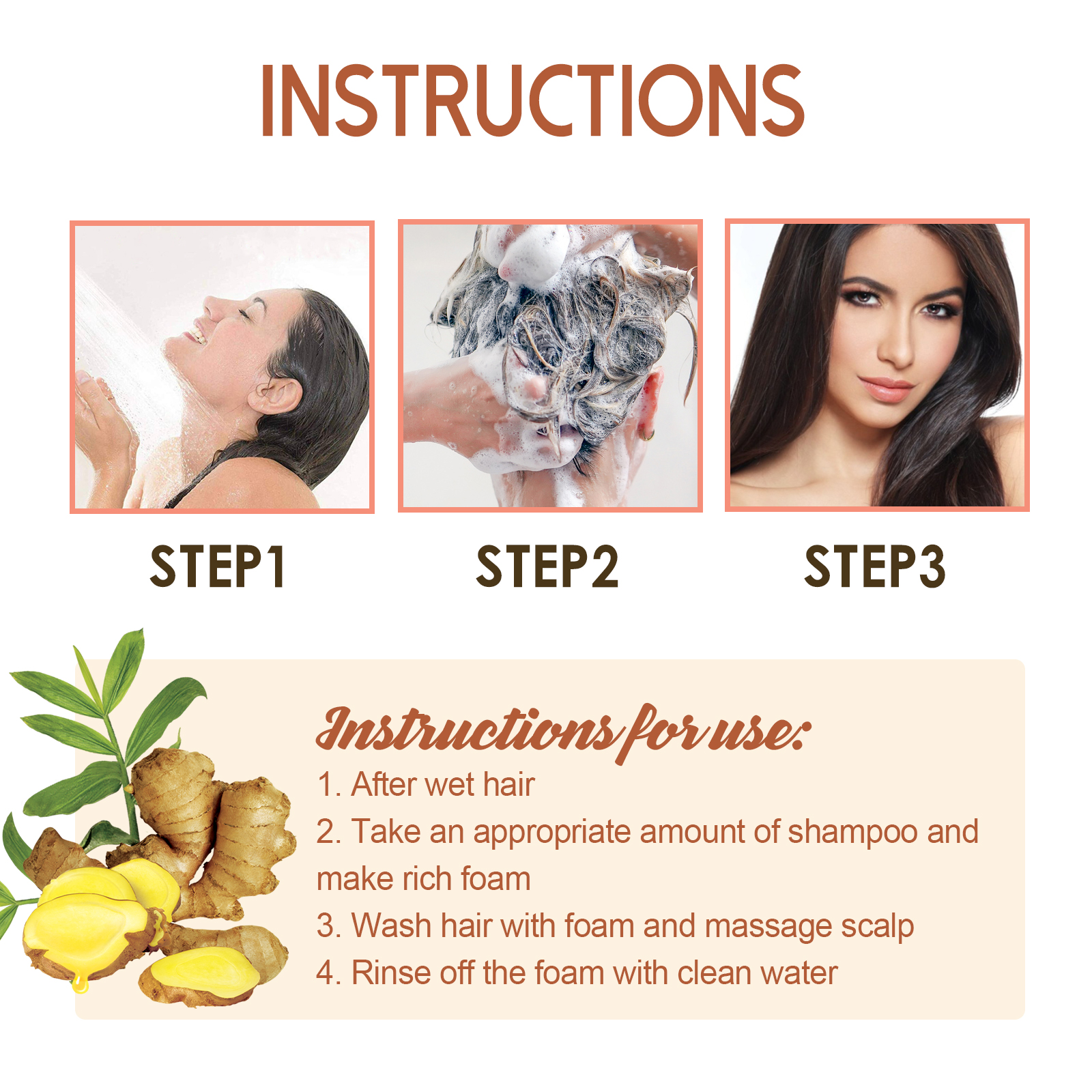 Tight Hair Shampoo, Hair Anti-Loss Hair Tight Hair Care Dry Hair And Frizz Smoothing Hair Shampoo - Image 7