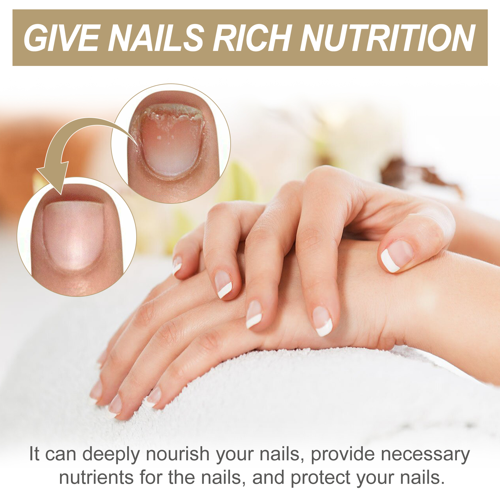 Nail Care Cream Repair Grey Nail Nail Shine Soft Nail Moisturizing Moisturizing Cleansing And Exfoliating Care Cream - Image 5