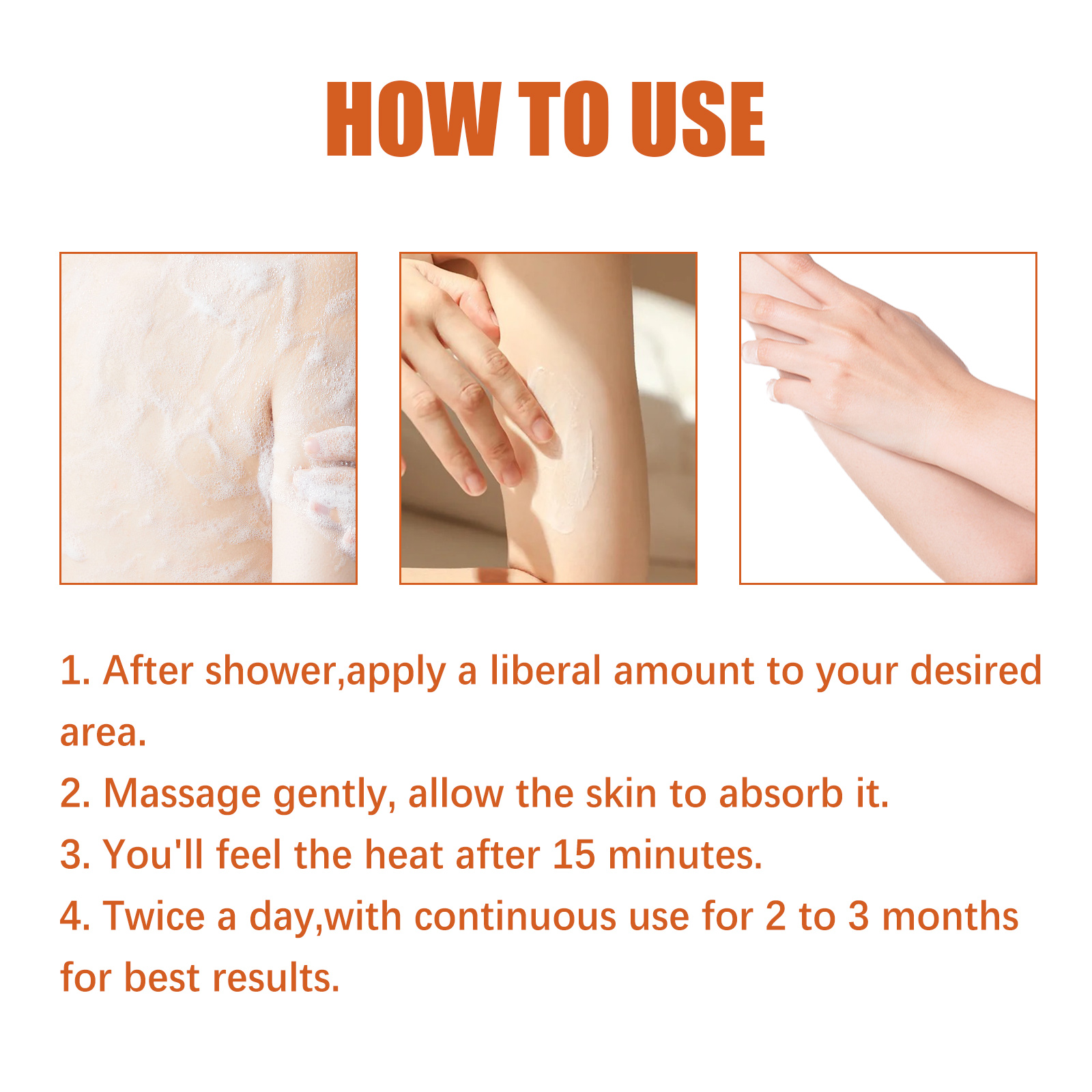South Moon Burn Fat Cream For Arm, Nourishing Slimming Body Firming Arms Shaping Treatment Cream - Image 7