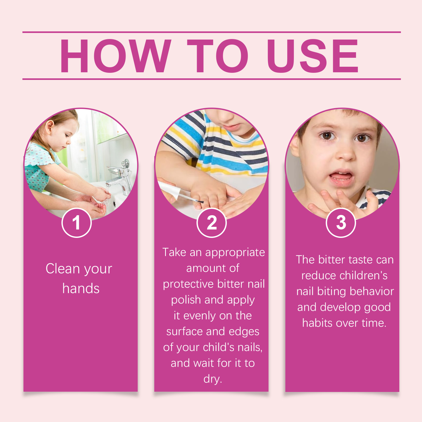 Wiieey Children's Protection Bitter Nail Lotion Children's Protection Against Biting Babies Avoid Fingernail Baby Bitters - Image 6