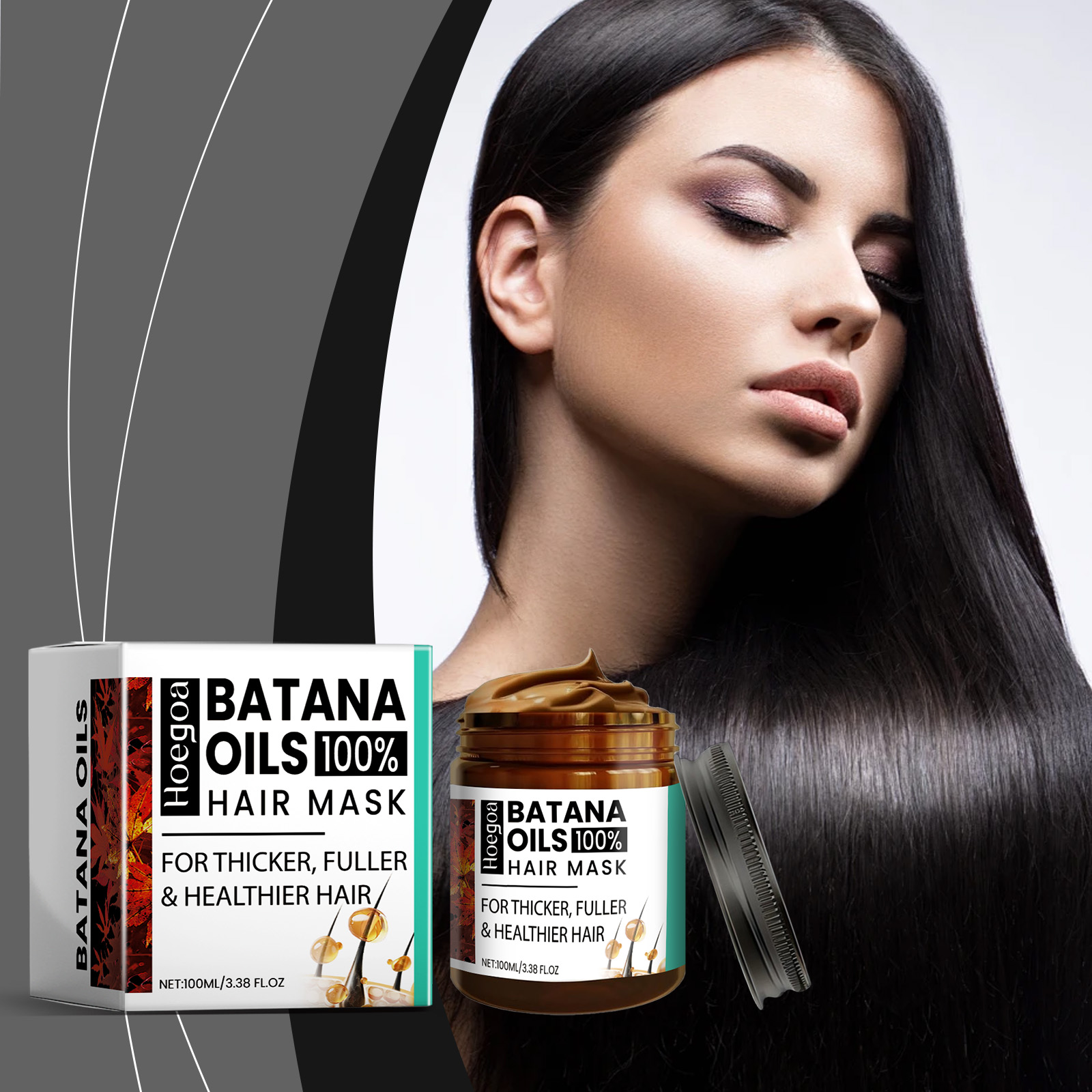 Batana Oil Hair Mask Improves Hair Quality, Nourishes Scalp, Moisturizes And Softens Hair Essential Oil - Image 3