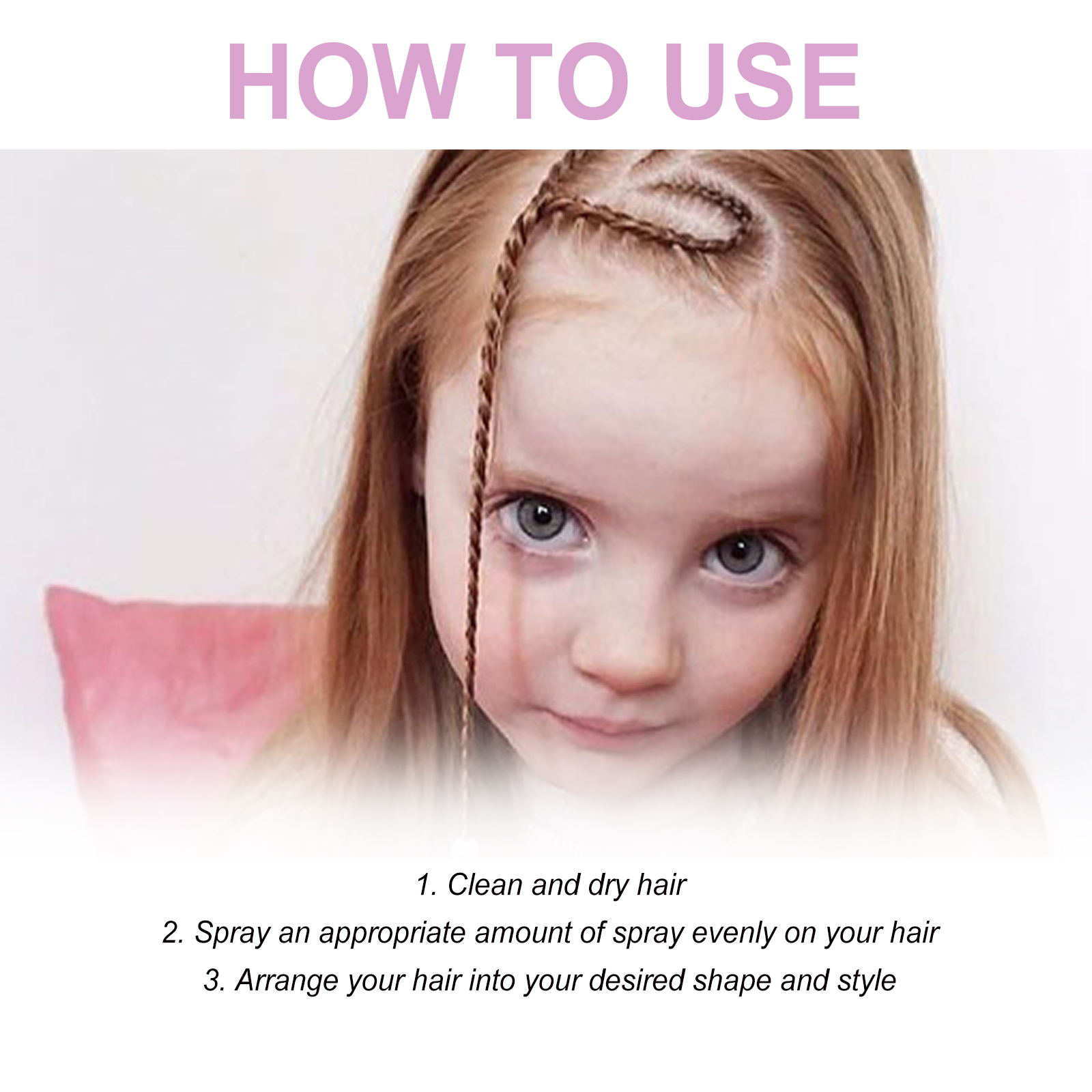 Leave in Conditioning Spray, Hairspray Long-Lasting Moisturizing Styling Long-Lasting Fragrance Styling Spray - Afbeelding 7