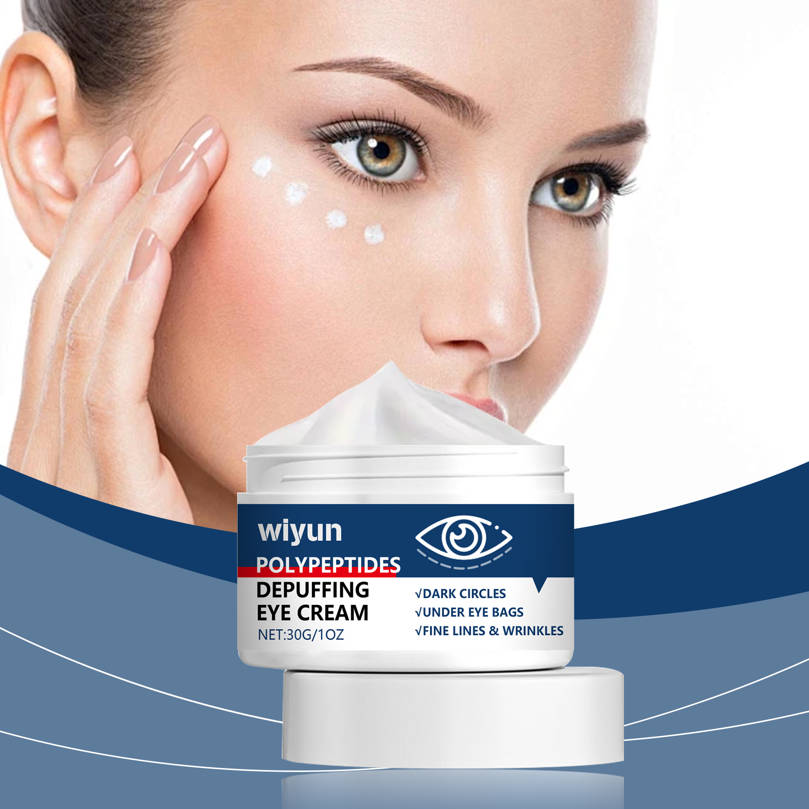Wiyun Eye Care Cream Hydrates And Moisturizes The Skin Around The Eyes - Image 2