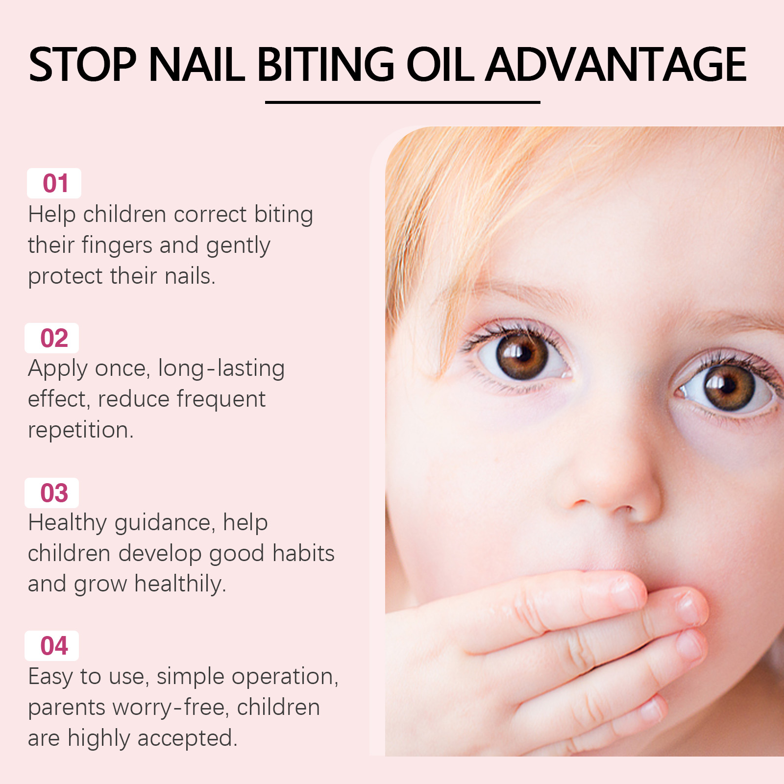 Wiieey Children's Protection Bitter Nail Lotion Children's Protection Against Biting Babies Avoid Fingernail Baby Bitters - Image 4