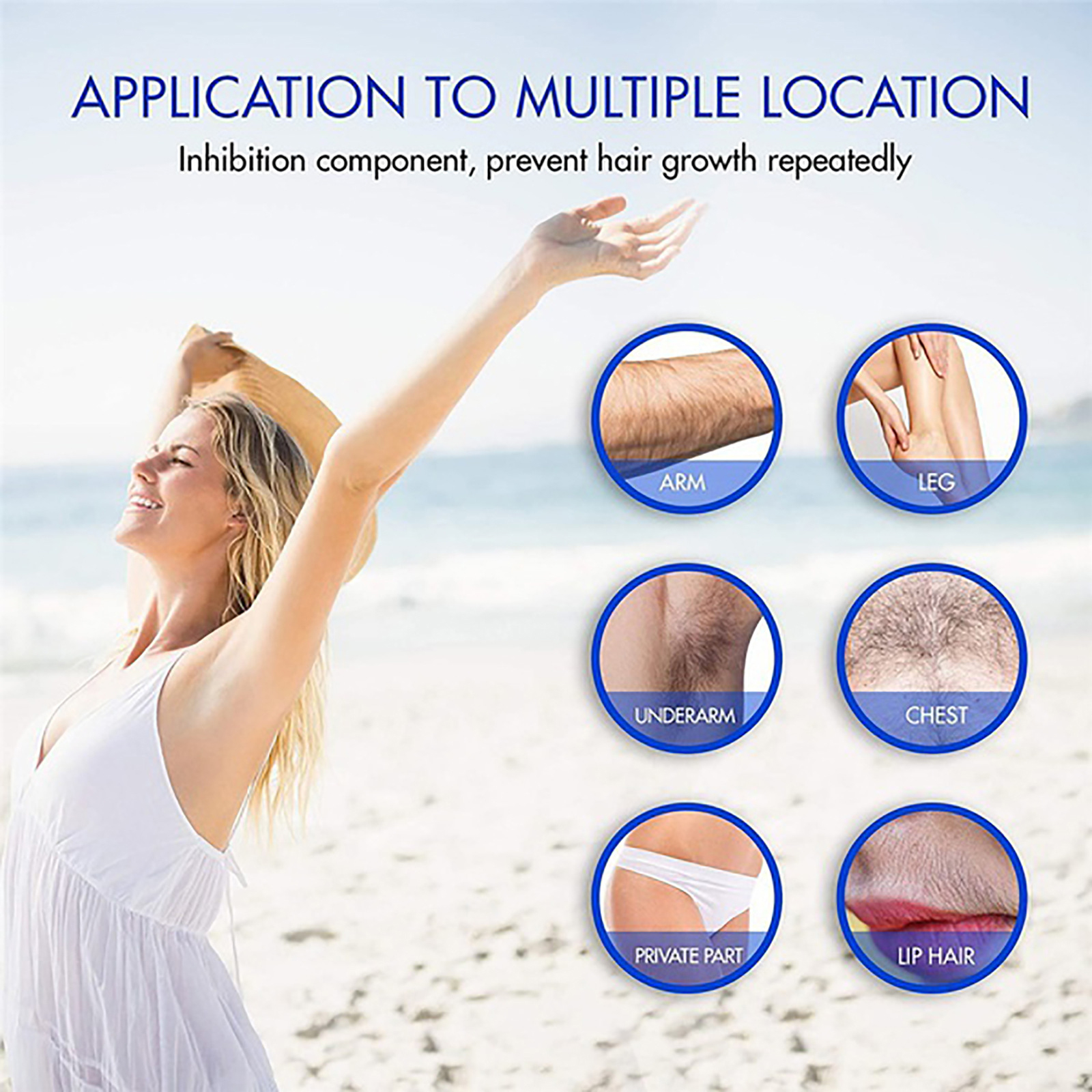 EELHOE Underarm Refreshing Hair Removal Spray (30ml For Men) Is A Gentle Underarm Hair Removal Spray That Does Not Irritate And Removes Fine And Smooth Hair - Image 4