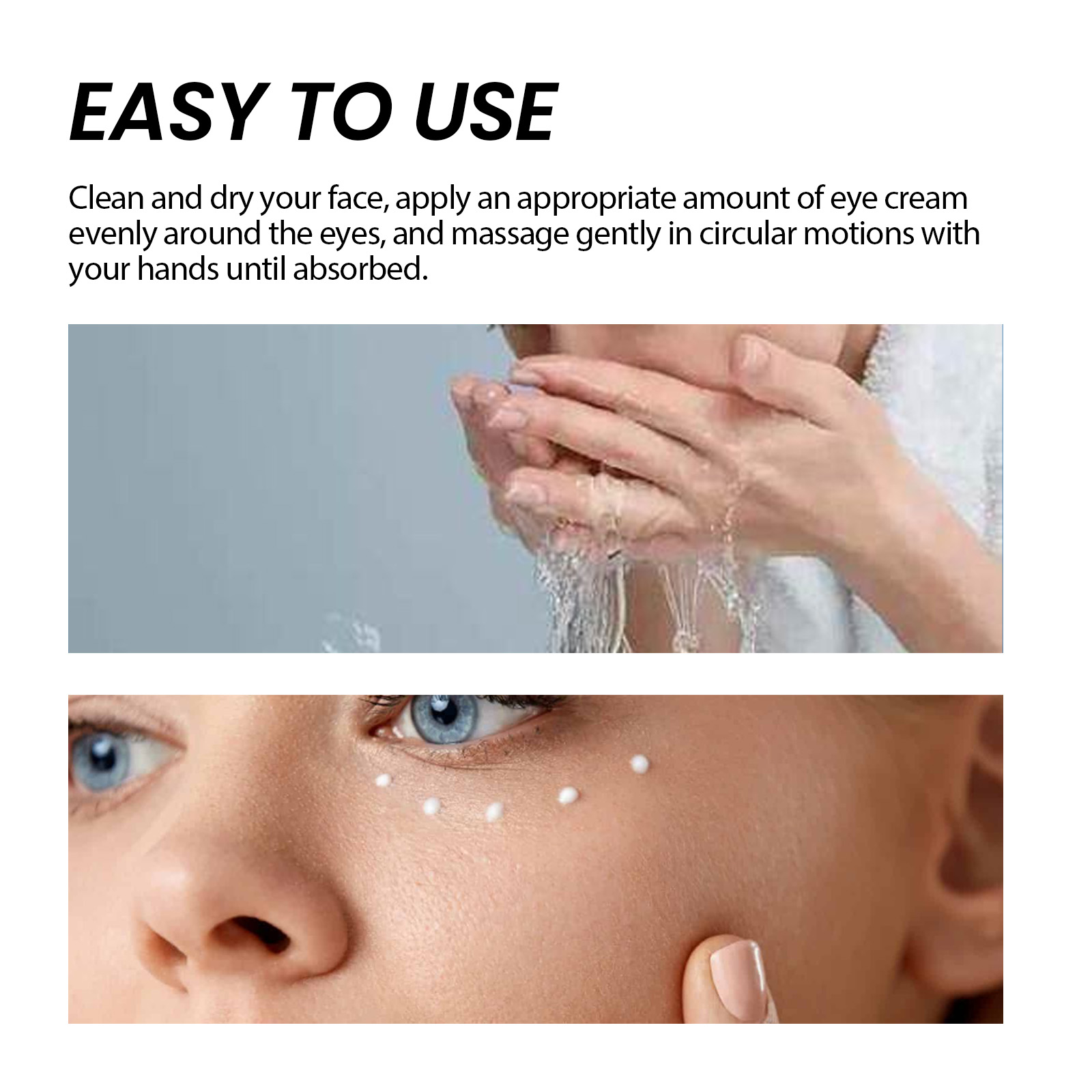 Temporary Eye Tightener, Dilute Fine Lines Eye Bag Dark Circle Law Grain Crow's Feet Moisturize Eye Skin - Image 7