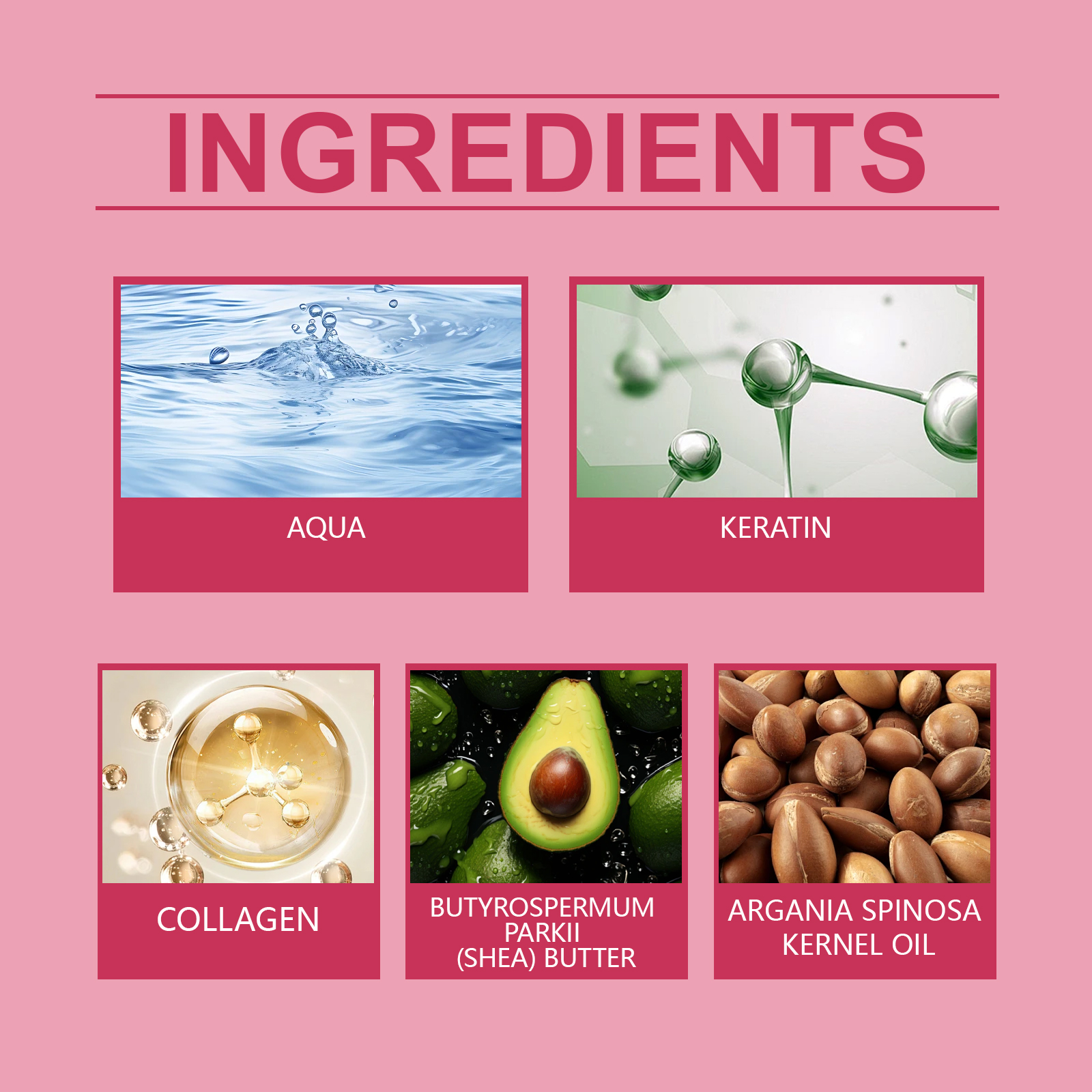 Hoegoa Keratin Hair Mask Restores And Nourishes Dry Hair With A Shiny Keratin Hair Mask - Image 5