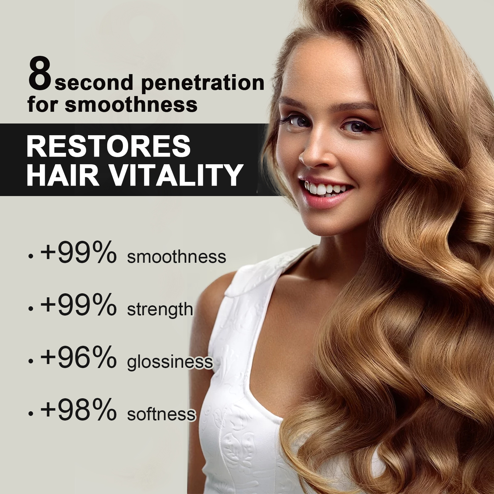 EELHOE Keratin Hair Care Cream Hair Care Dry And Irritated Hair Moisturizing And Smoothing Hair Care Cream - Image 4