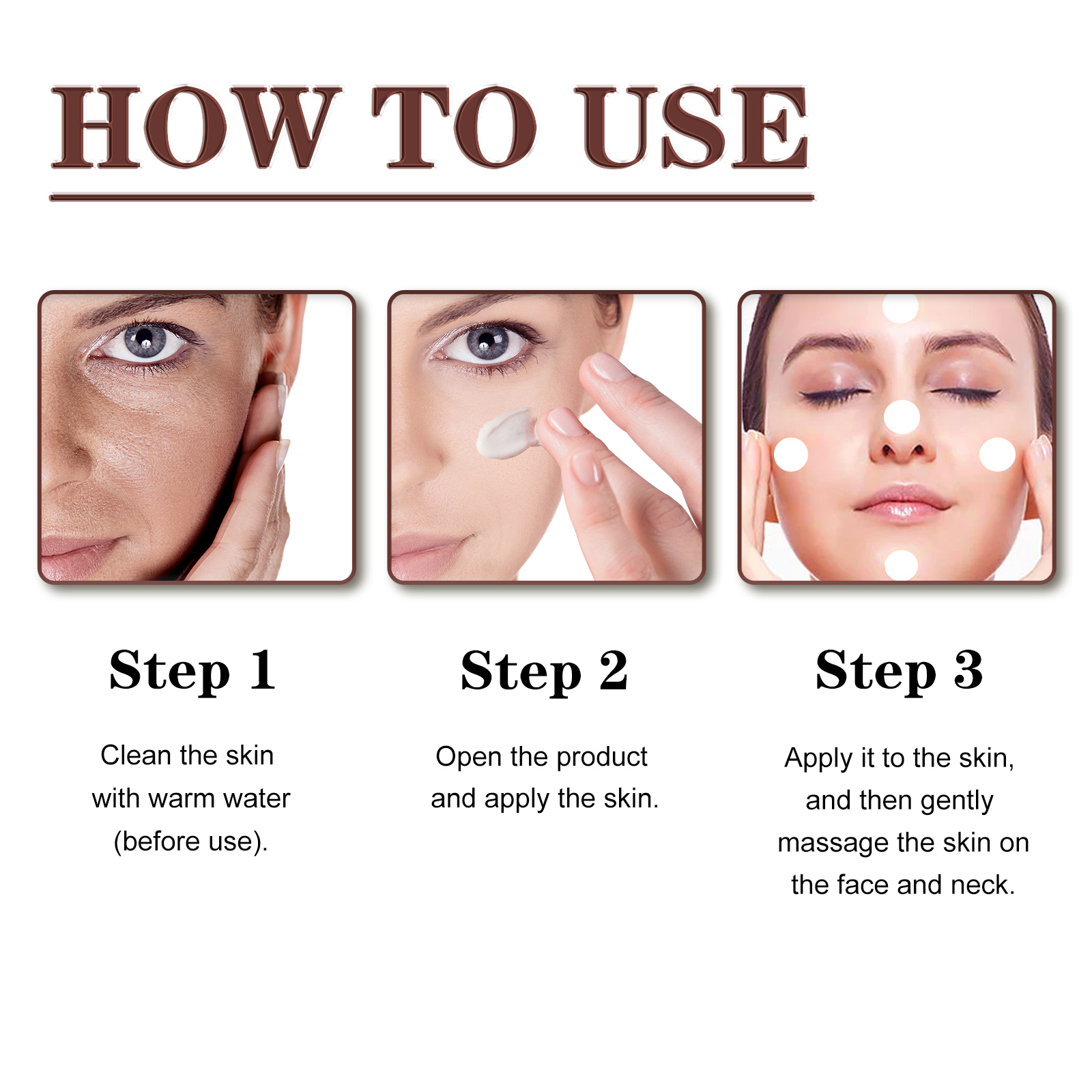 EELHOE Black Tea Firming Moulding Face Cream, Moisturizing Softening Skin Firming Shrinking Pore Face Cream - Image 7