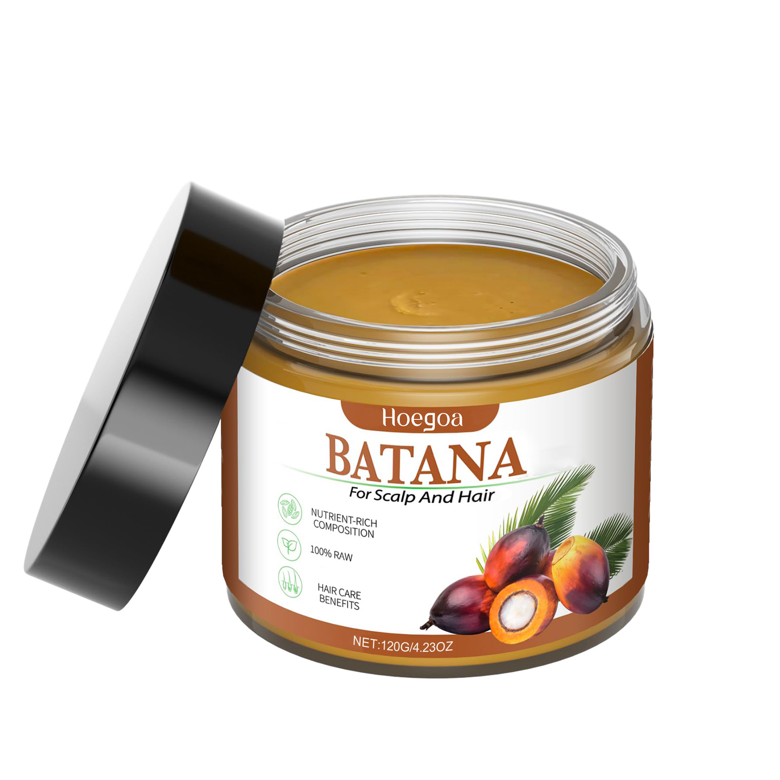 Batana For Scalp And Hair, Nourishing Dry Hair Tail Care Smooth Hair Care Scalp Hair Mask Hair Care Oil - Image 2