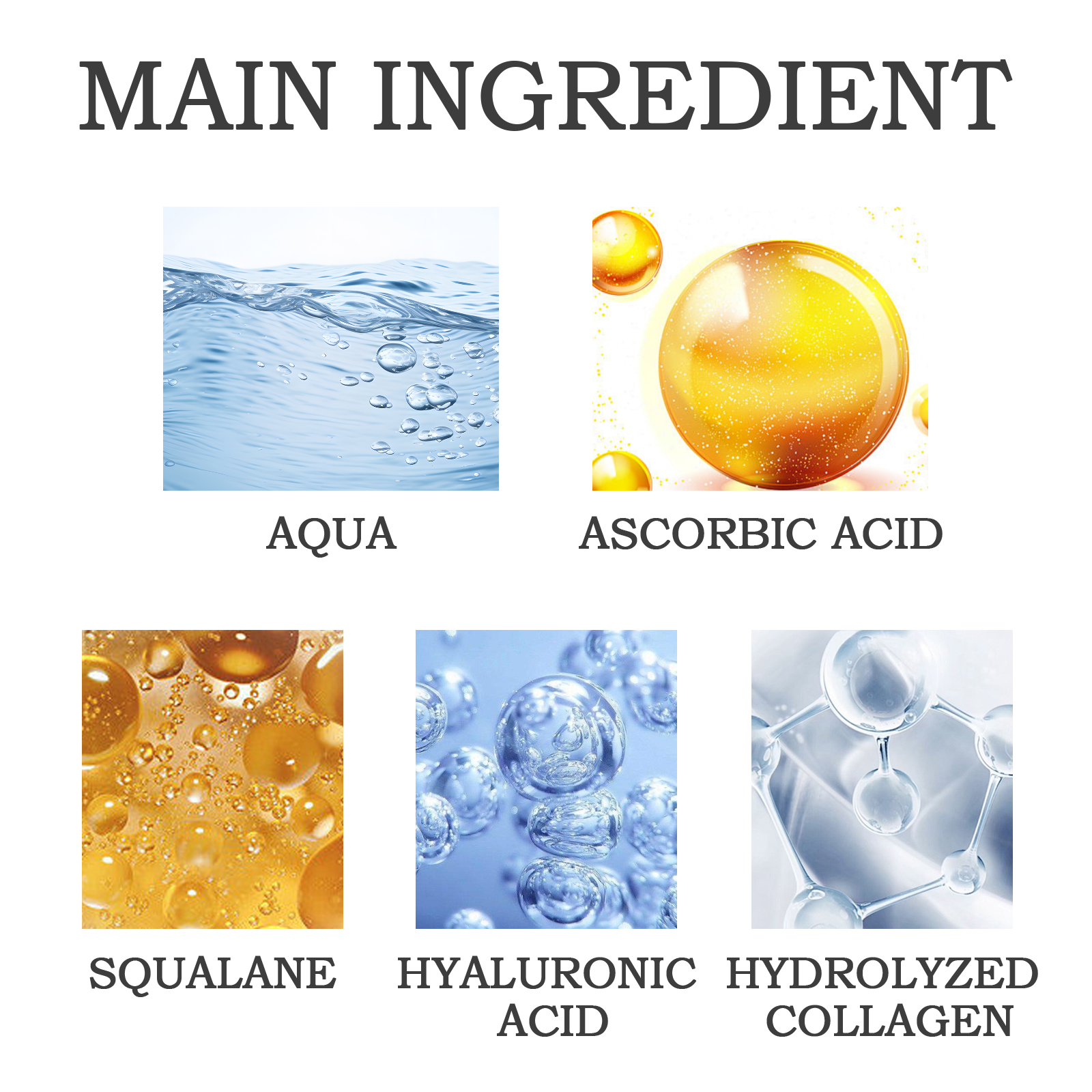 OUHOE Anti-Wrinkle Serum, Firming Facial Skin, Lightening Fine Lines, Lifting Hair Lines, Brightening Skin Essence - Image 5