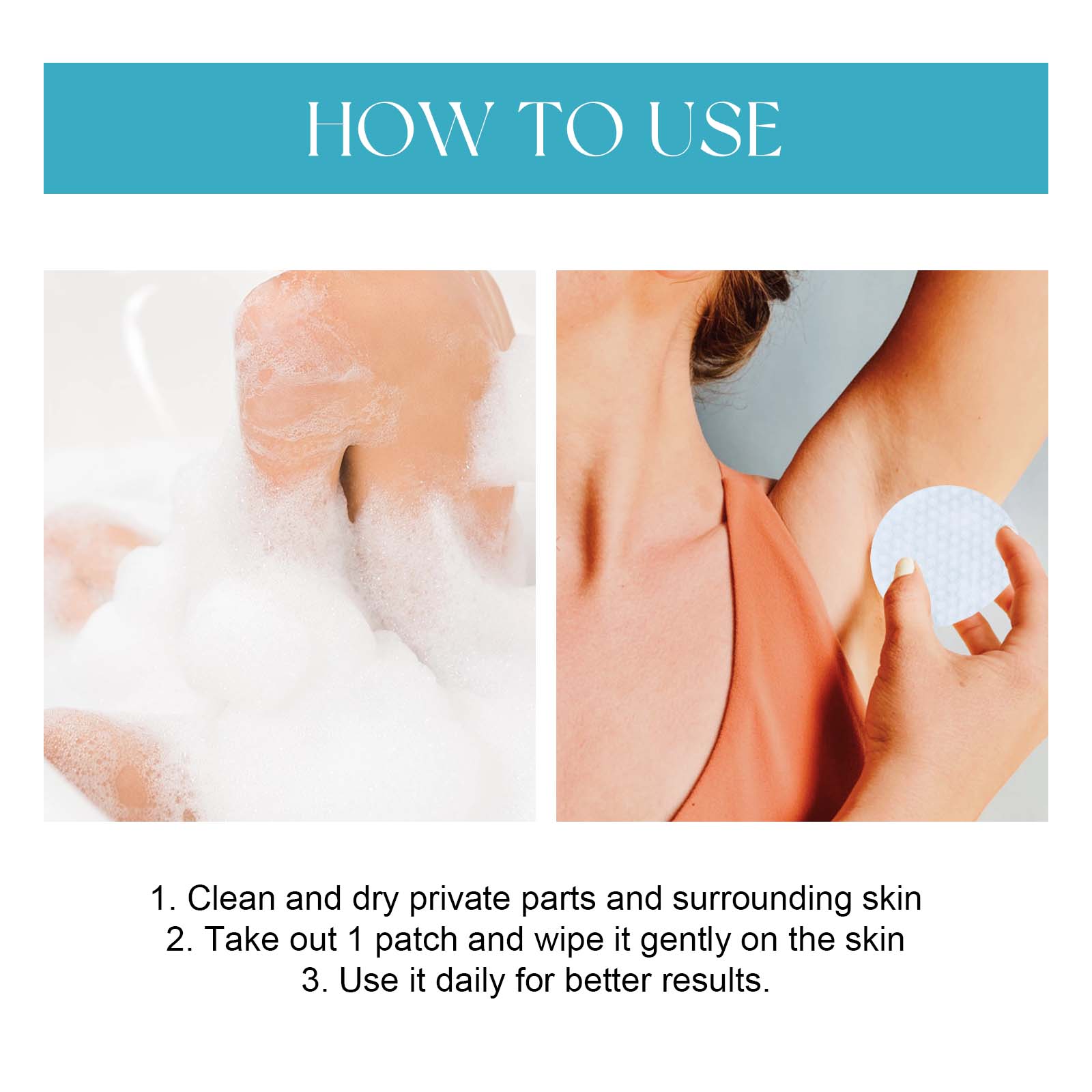 West&Month Exfoliating Pad, Clean Dead Skin Fade Black Delicate Brightening Skin Pad - Image 7