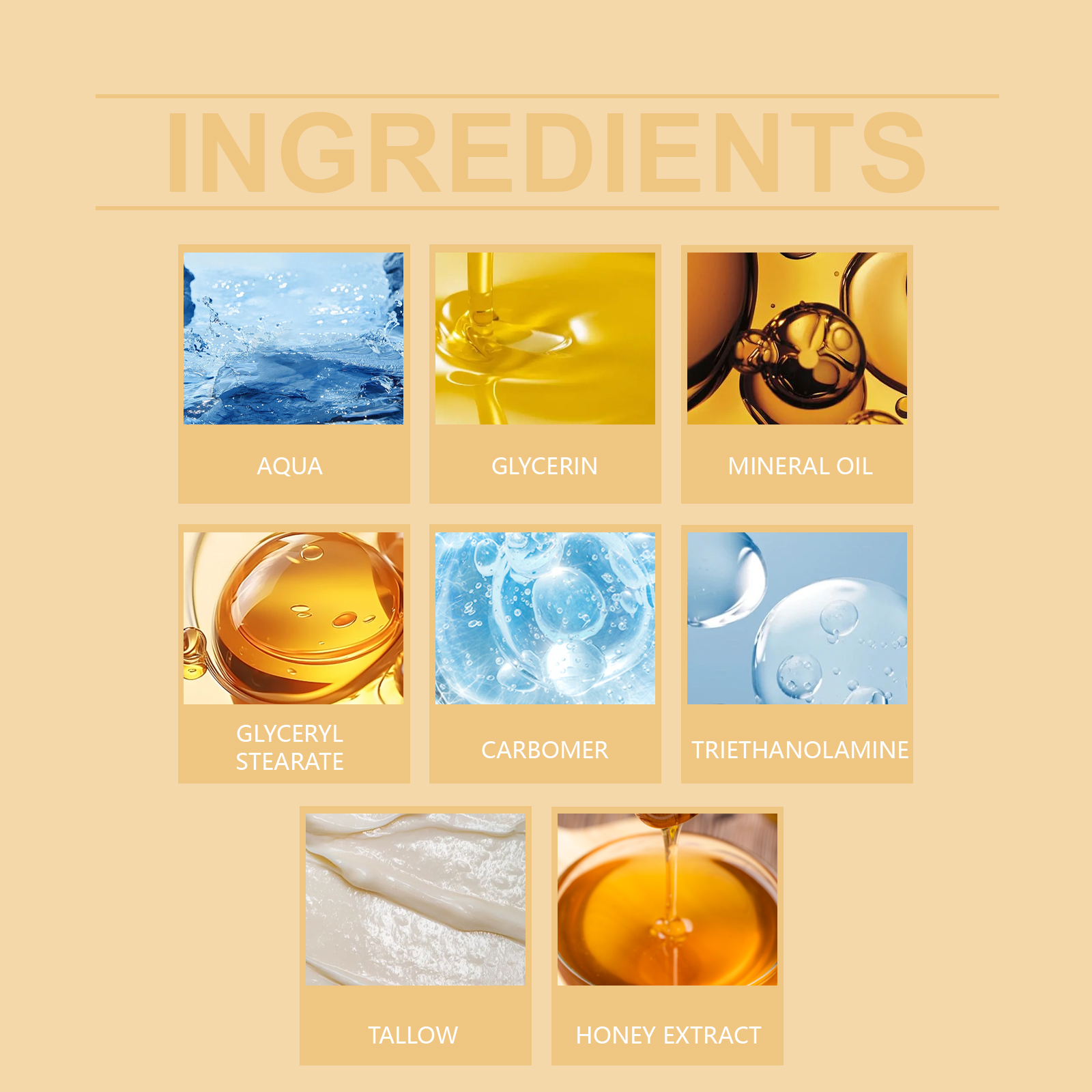OceAura Tallow Honey Moisturizer, Hydrates And Moisturizes Smooth Skin And Facial Dry Care Nourishing Cream - Image 5