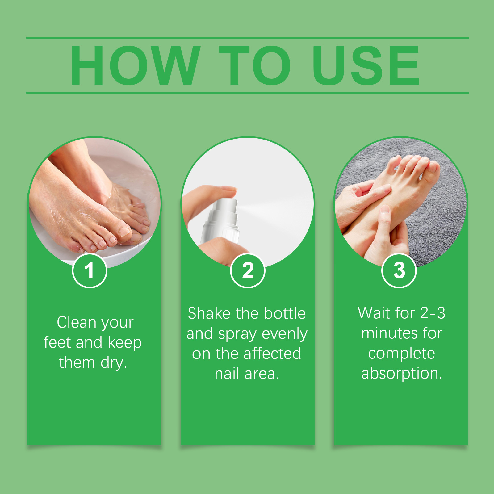 South Moon Nail Care Spray, Gentle Odor Relief Repair Nail Shine Essence Spray - Image 6