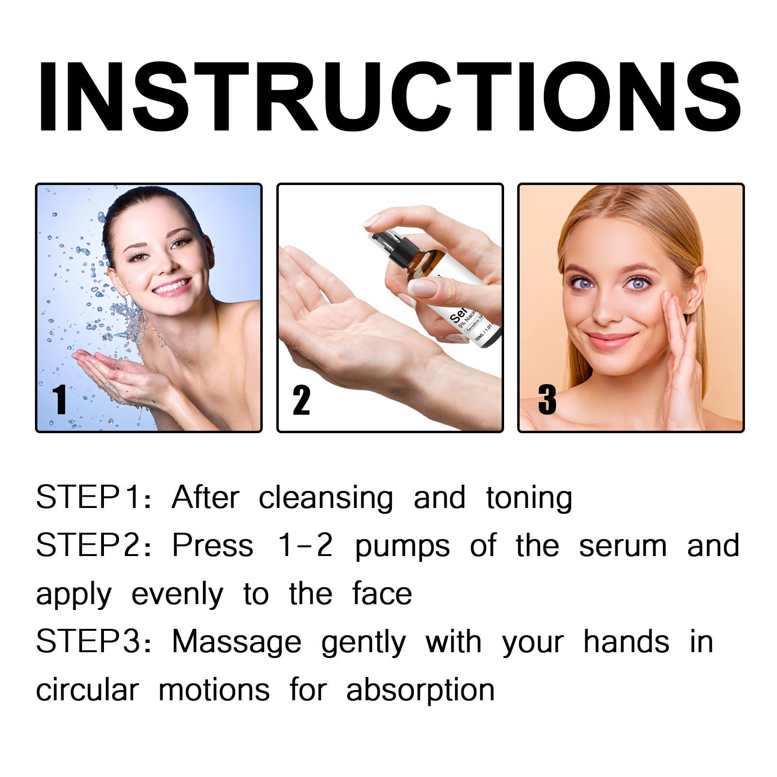 Hoygi 5% Niacinamide+ HA Serum, Moisturize And Moisturize The Facial Skin, Tighten The Anti-Aging And Weaken The Law Of Fine Lines - Image 7