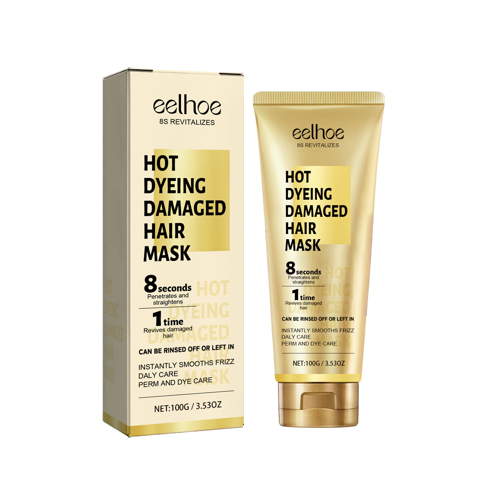 EELHOE Keratin Hair Care Cream Hair Care Dry And Irritated Hair Moisturizing And Smoothing Hair Care Cream - Image 2