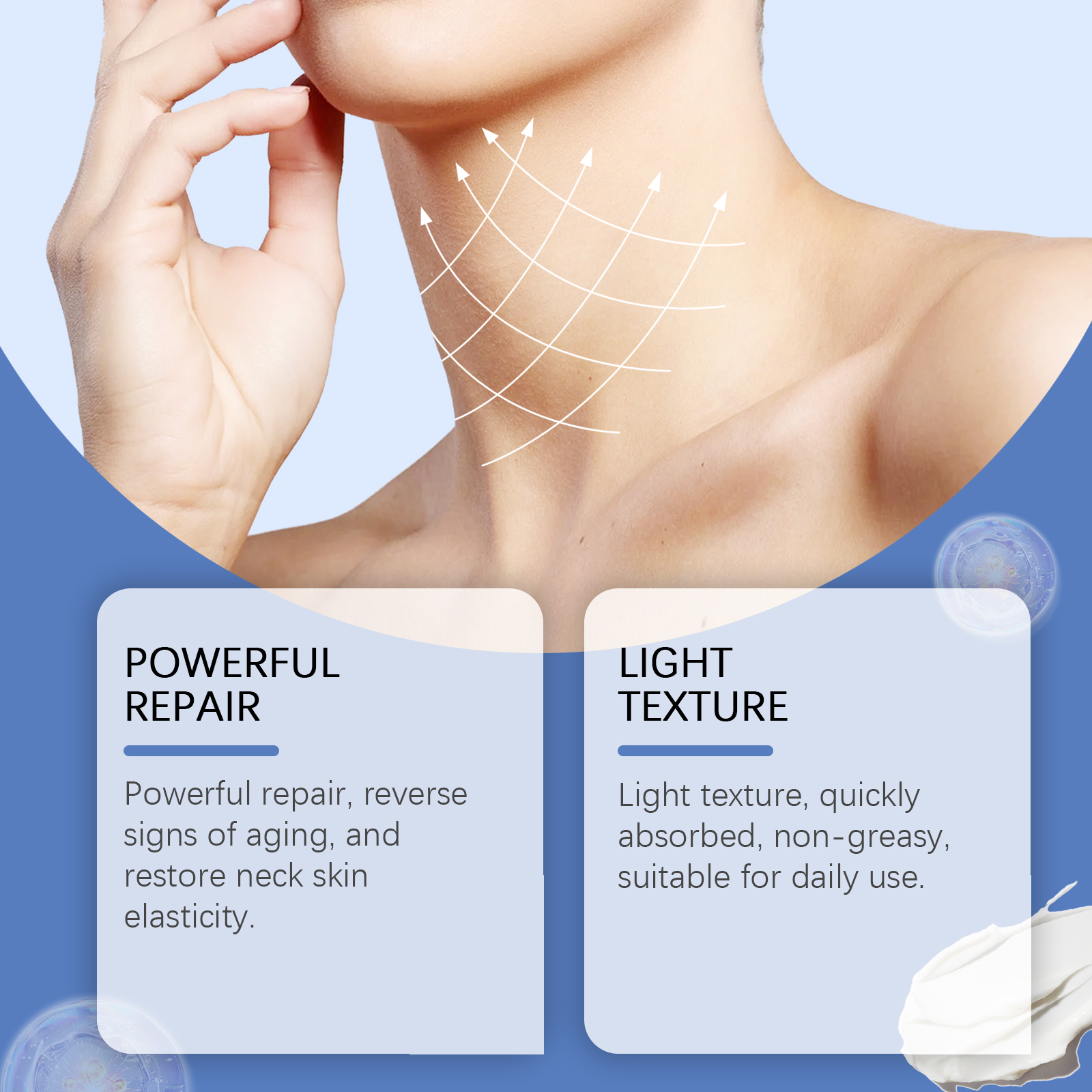 West&Month Neck Firming Cream, Gently Nourishes Neck Lines And Improves Skin Elasticity Moisturizer - Image 3