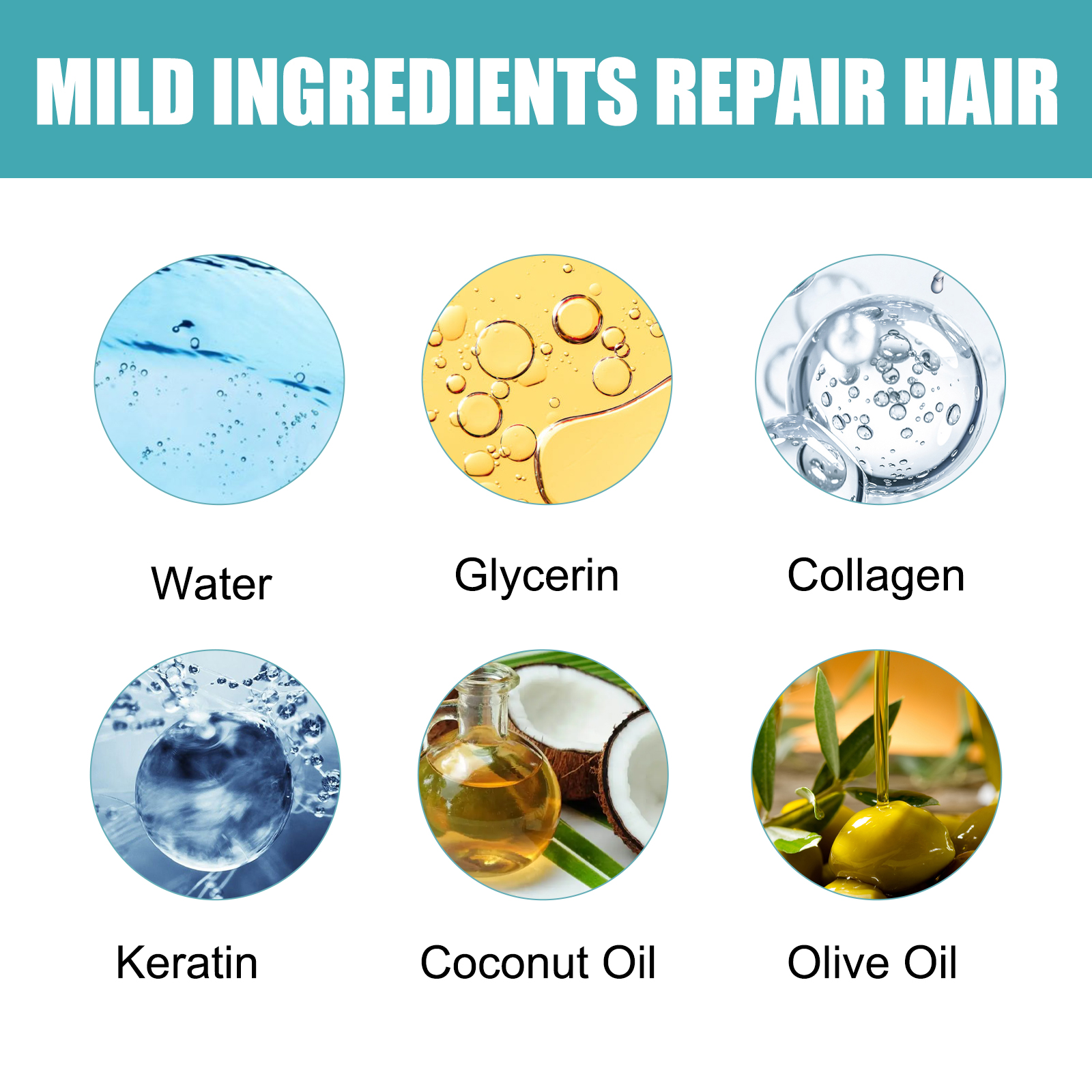 West&Month Protein Correcting Straight Hair Cream, Straighten-free Hair Treatment Repairs Damaged Smoothness Hair Cream - Image 6