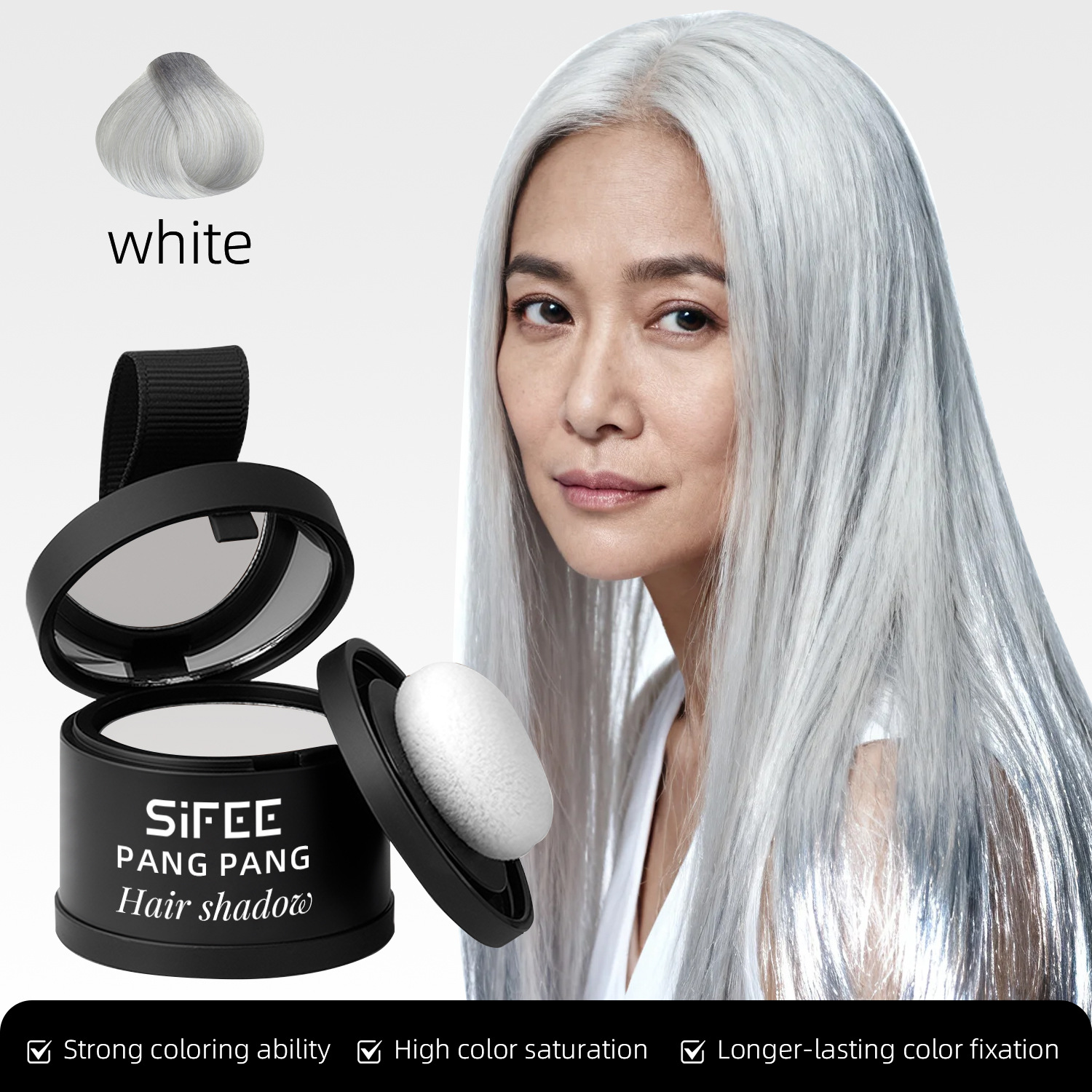 Hairline Powder Hair Filler Waterproof Sweat-Proof Volumizing Powder Long-Lasting Makeup for Forehead and Side Profile Hair Powder - Image 13