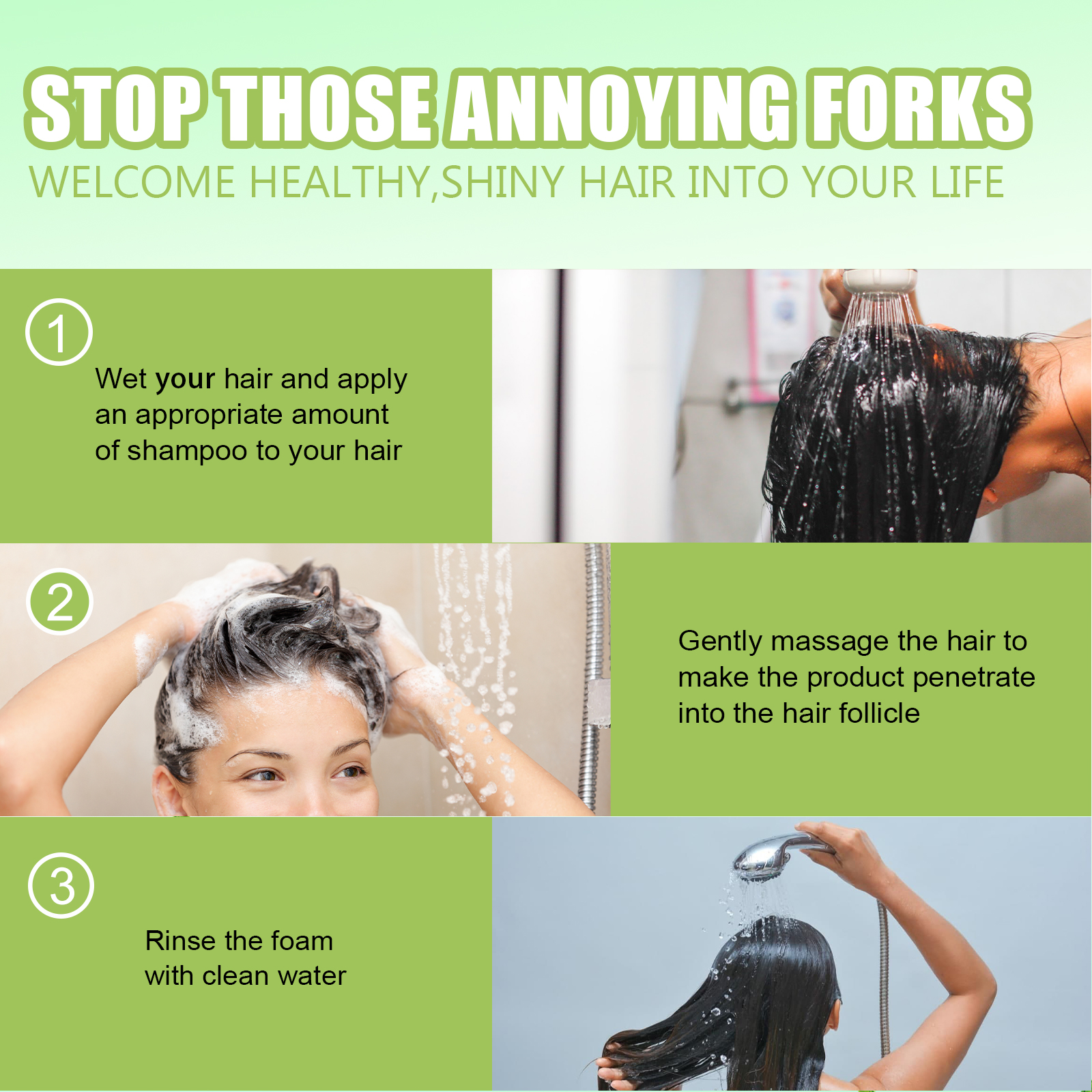 Hair Enrichment Essence, Moisturizes Hair Repair Hair Root Thickening Hairline Strengthening Hair Treatment Essence - Image 7
