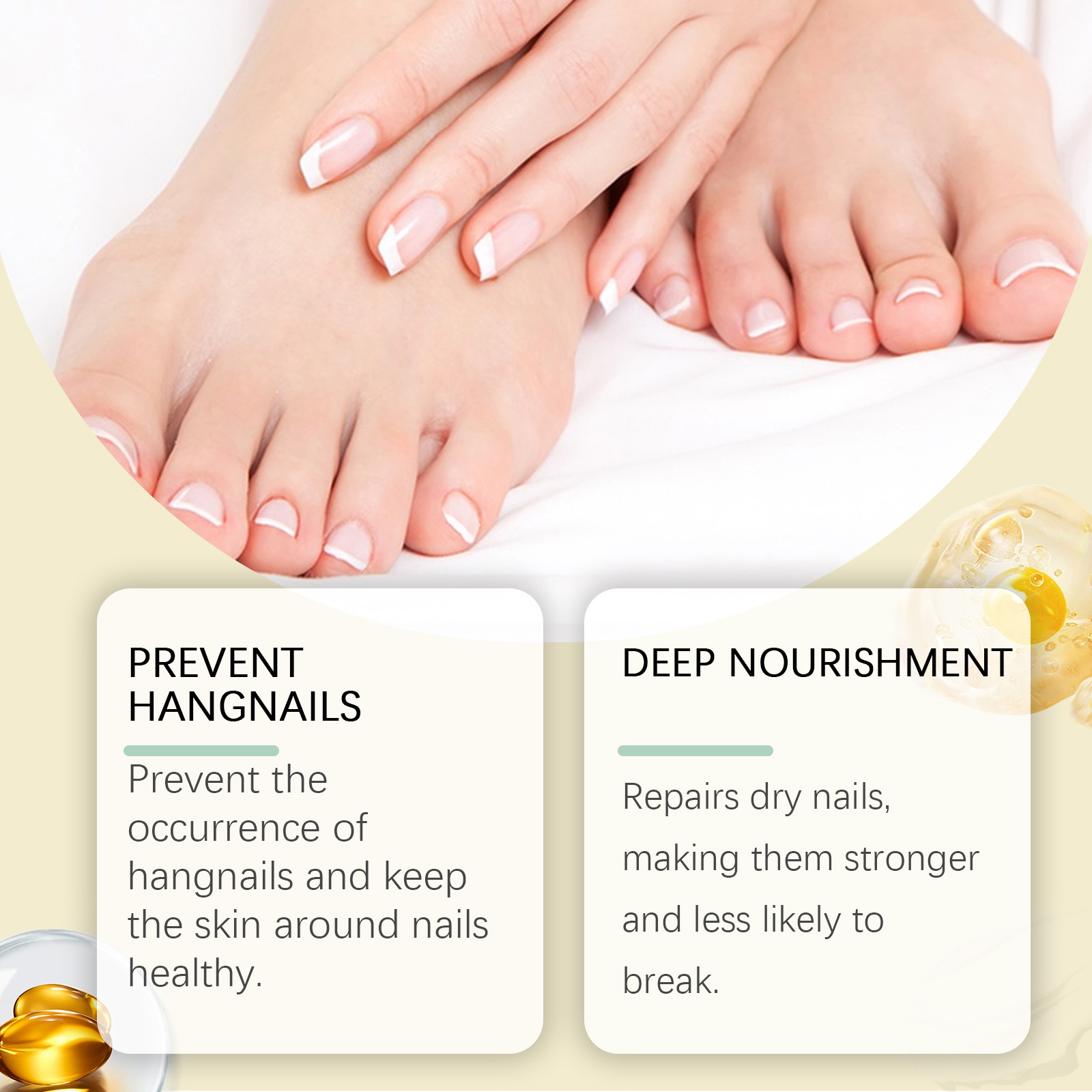 Eelhope Nail Care Solution Hand, Foot, And Nail Exfoliating Soft Nail Moisturizing And Brightening Nail Care Essence - Image 4