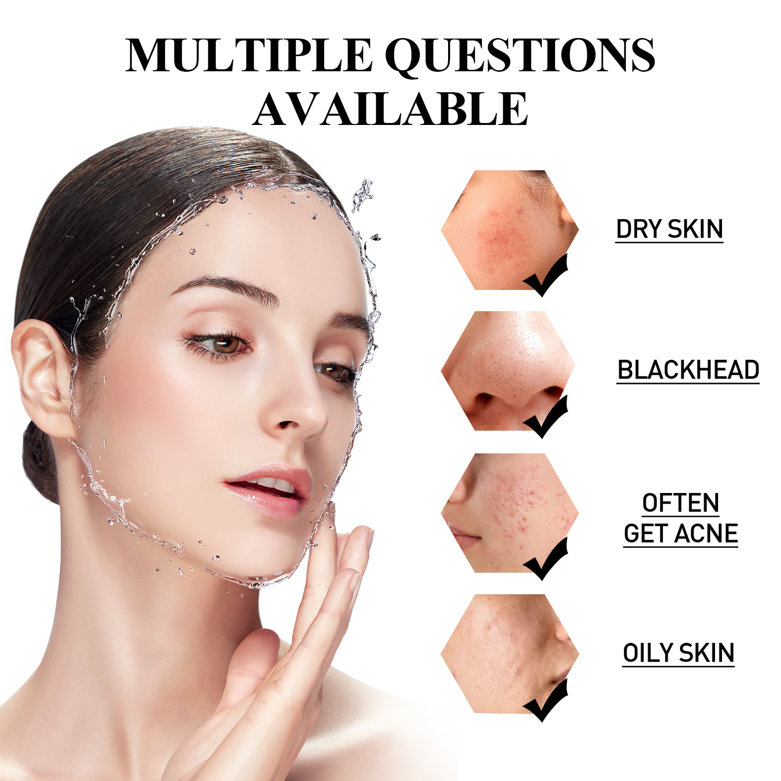 EELHOE Blackhead Removal Mask Deeply Cleanses Pores, Lightening Blackheads, Oil Control And Moisturizing Smear Peel Mask - Image 3