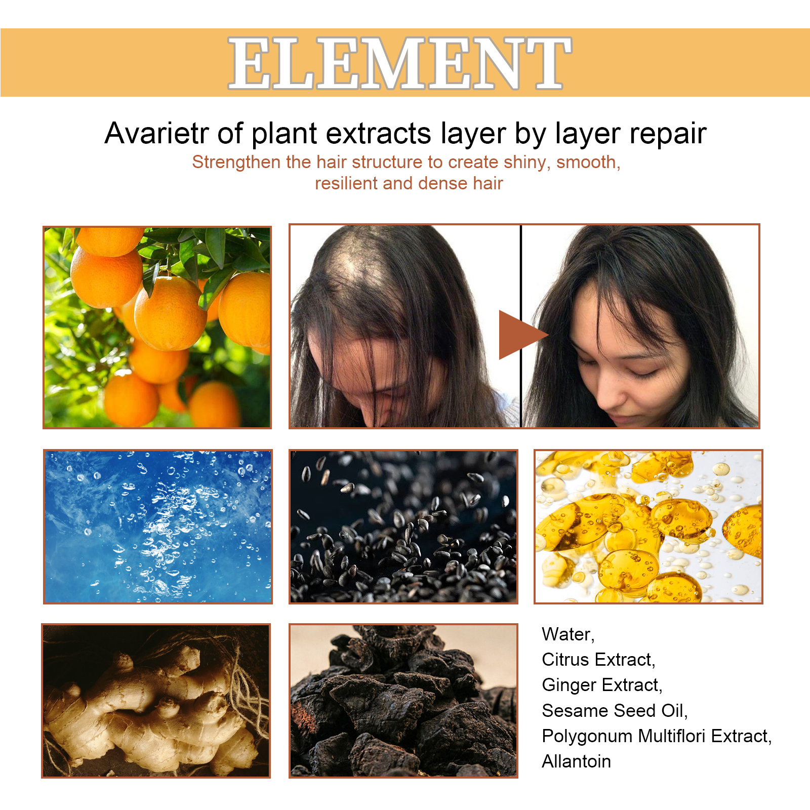 Tight Hair Shampoo, Hair Anti-Loss Hair Tight Hair Care Dry Hair And Frizz Smoothing Hair Shampoo - Image 6