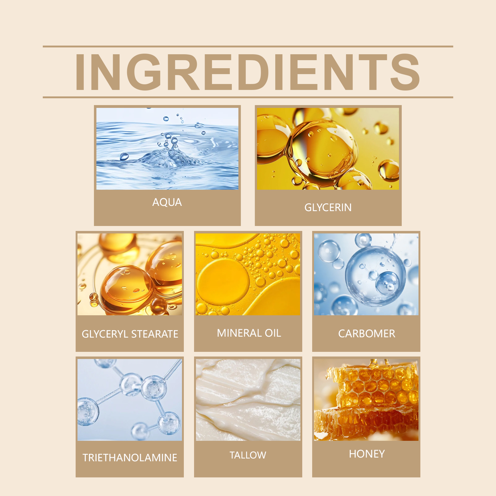 WoodSleep Tallow Honey Skin Moisturizer Hydrates Dry, Nourishes And Improves Skin - Image 5
