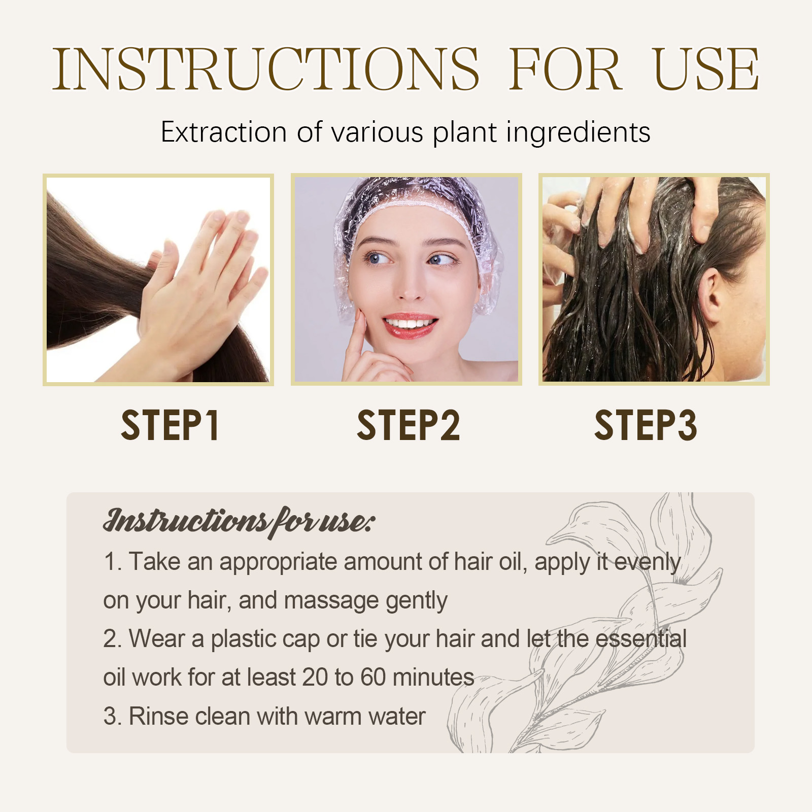 Batana For Scalp And Hair, Nourishing Dry Hair Tail Care Smooth Hair Care Scalp Hair Mask Hair Care Oil - Image 7