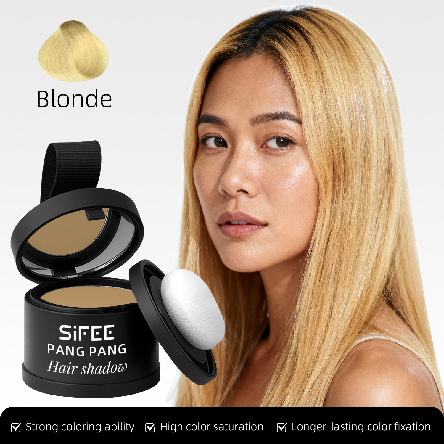 Hairline Powder Hair Filler Waterproof Sweat-Proof Volumizing Powder Long-Lasting Makeup for Forehead and Side Profile Hair Powder - Image 9