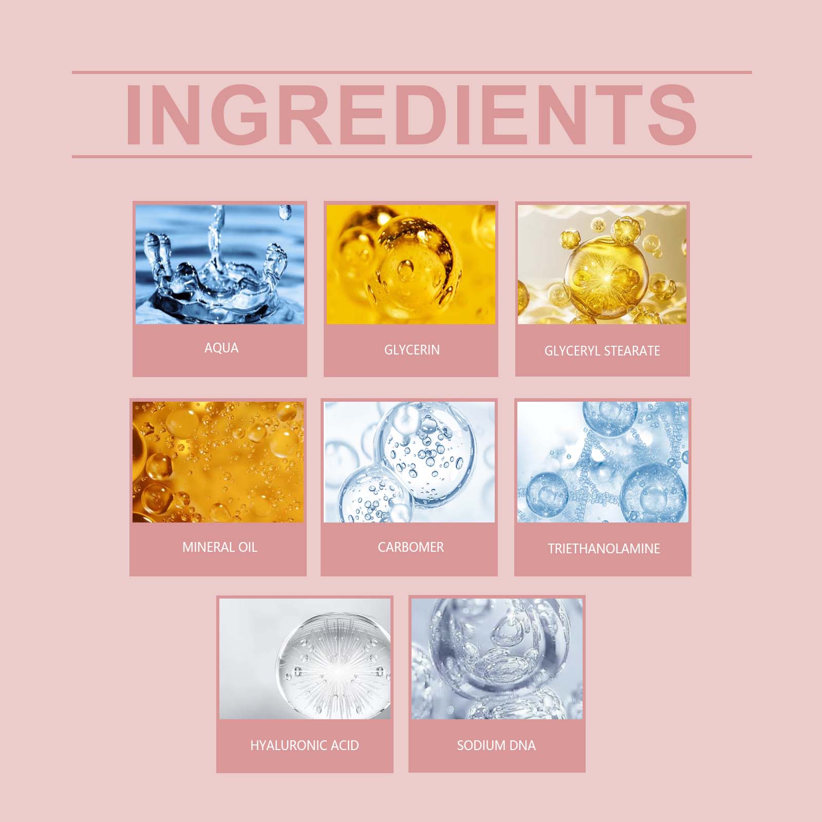 Hoygi Hyaluronic Acid Moisturizer, Gentle Hydrating, Nourishing And Brightening Facial Skin Gloss Care Cream - Image 5