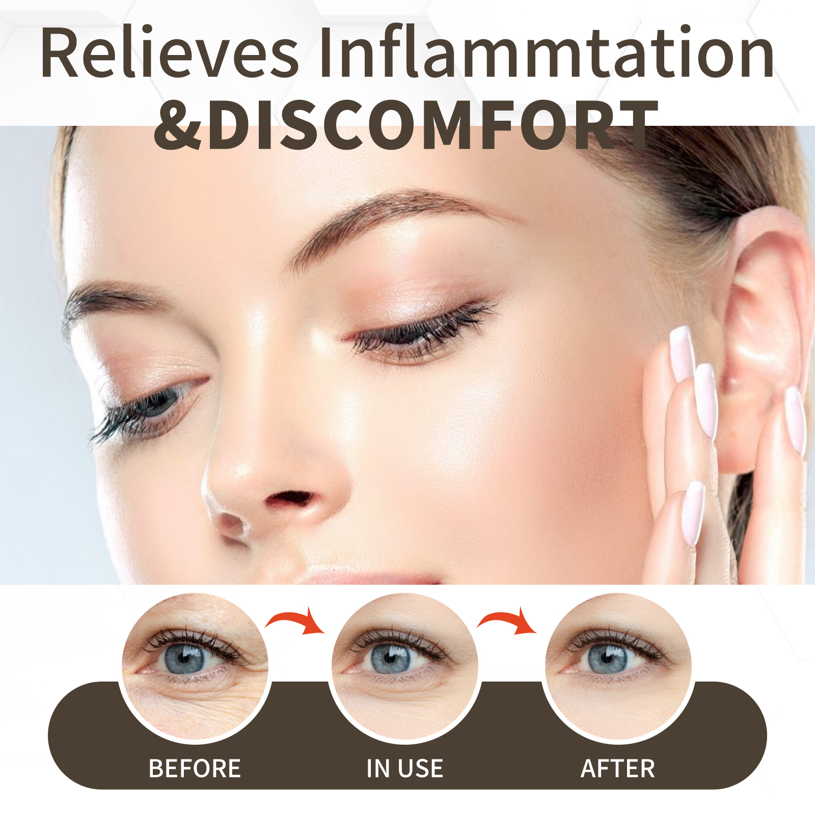 WIYUN Eye Care Cream Moisturizes The Skin Around The Eyes And Lightens Bags, Dark Circles, Fine Lines, Crow's Feet And Firming Eye Cream - Image 5