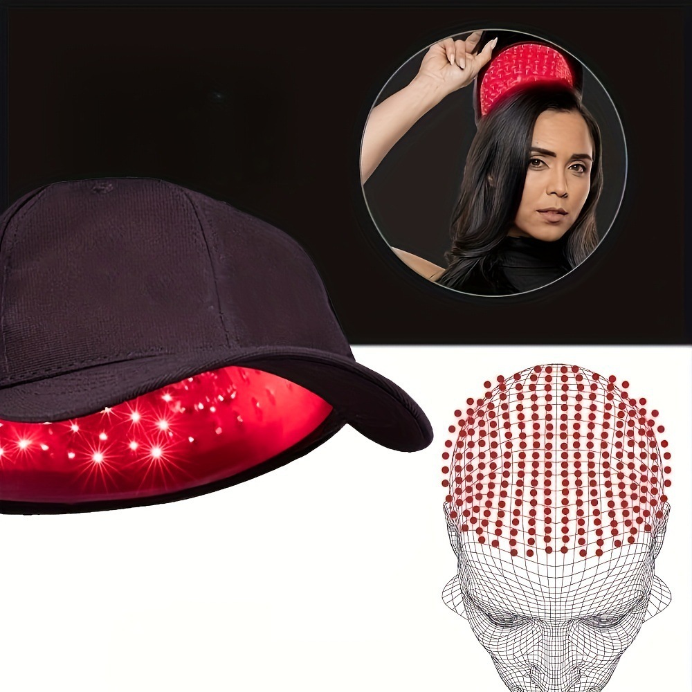 Red light therapy hair care cap hair care device portable portable hair follicle care hair dense hair care helmet hair care - Image 5