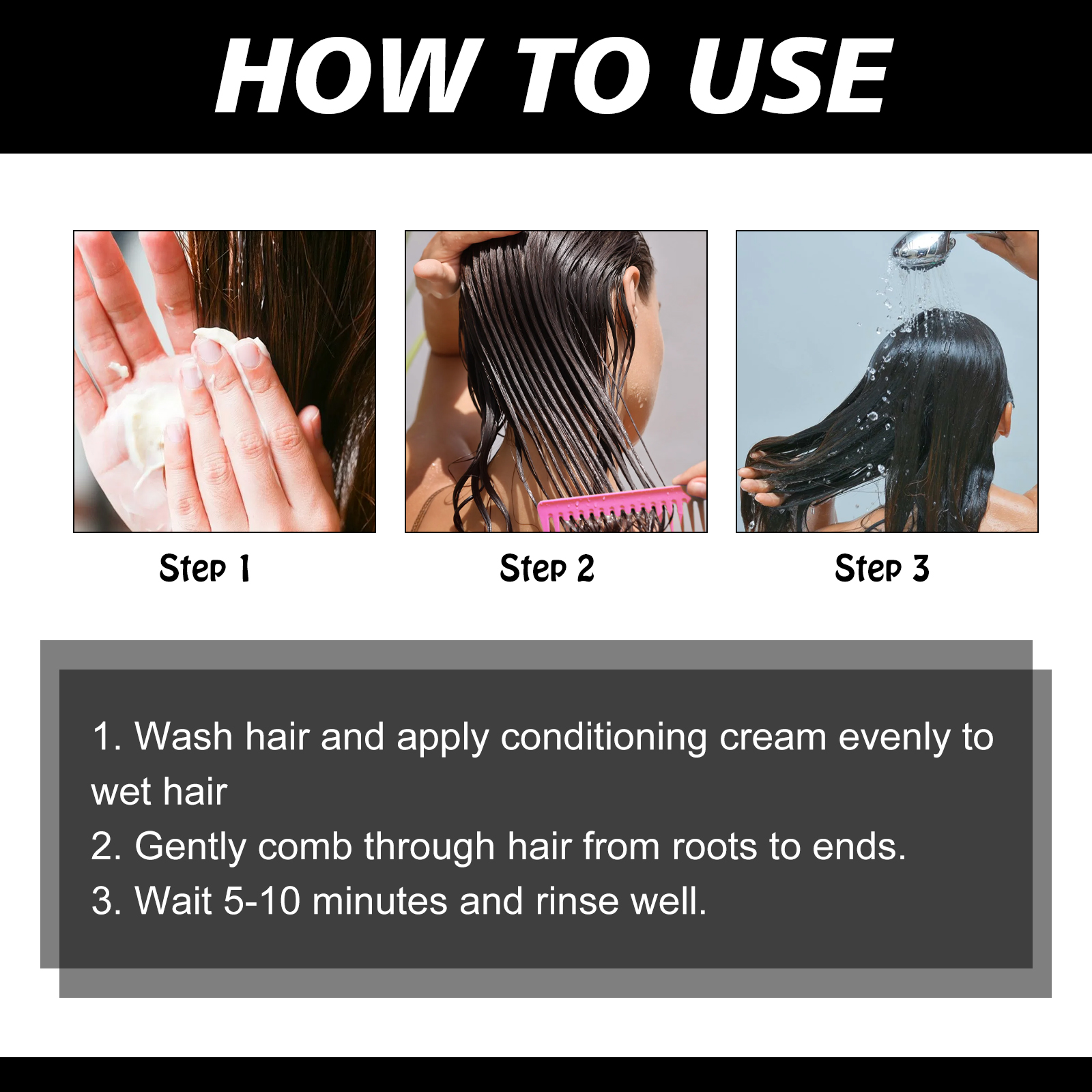 EELHOE Keratin Hair Care Cream Hair Care Dry And Irritated Hair Moisturizing And Smoothing Hair Care Cream - Image 7