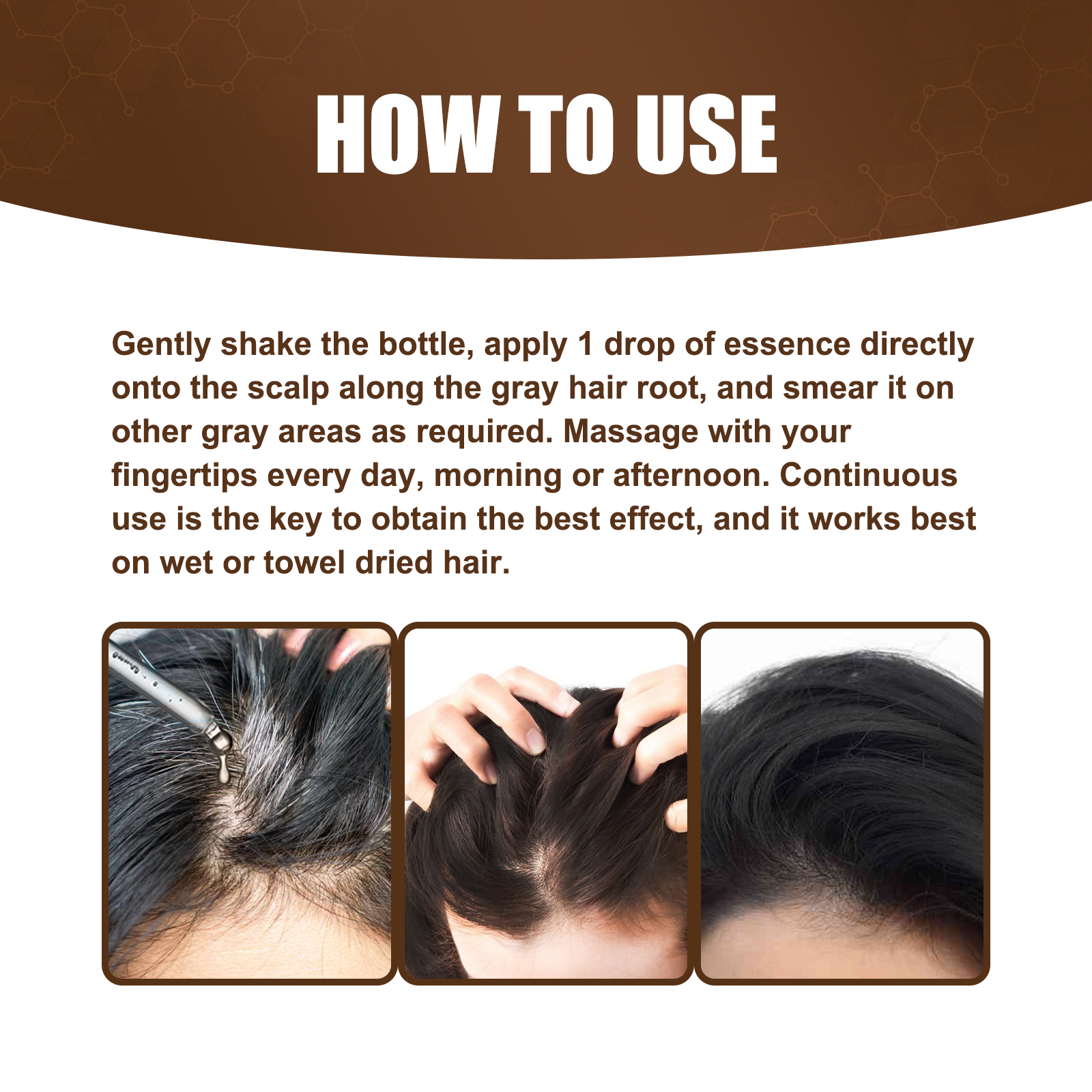 Black Hair Essence Scalp Care Massage Moisturizing Hair And Strengthening Hair Lotion Black Hair Essence - Image 6