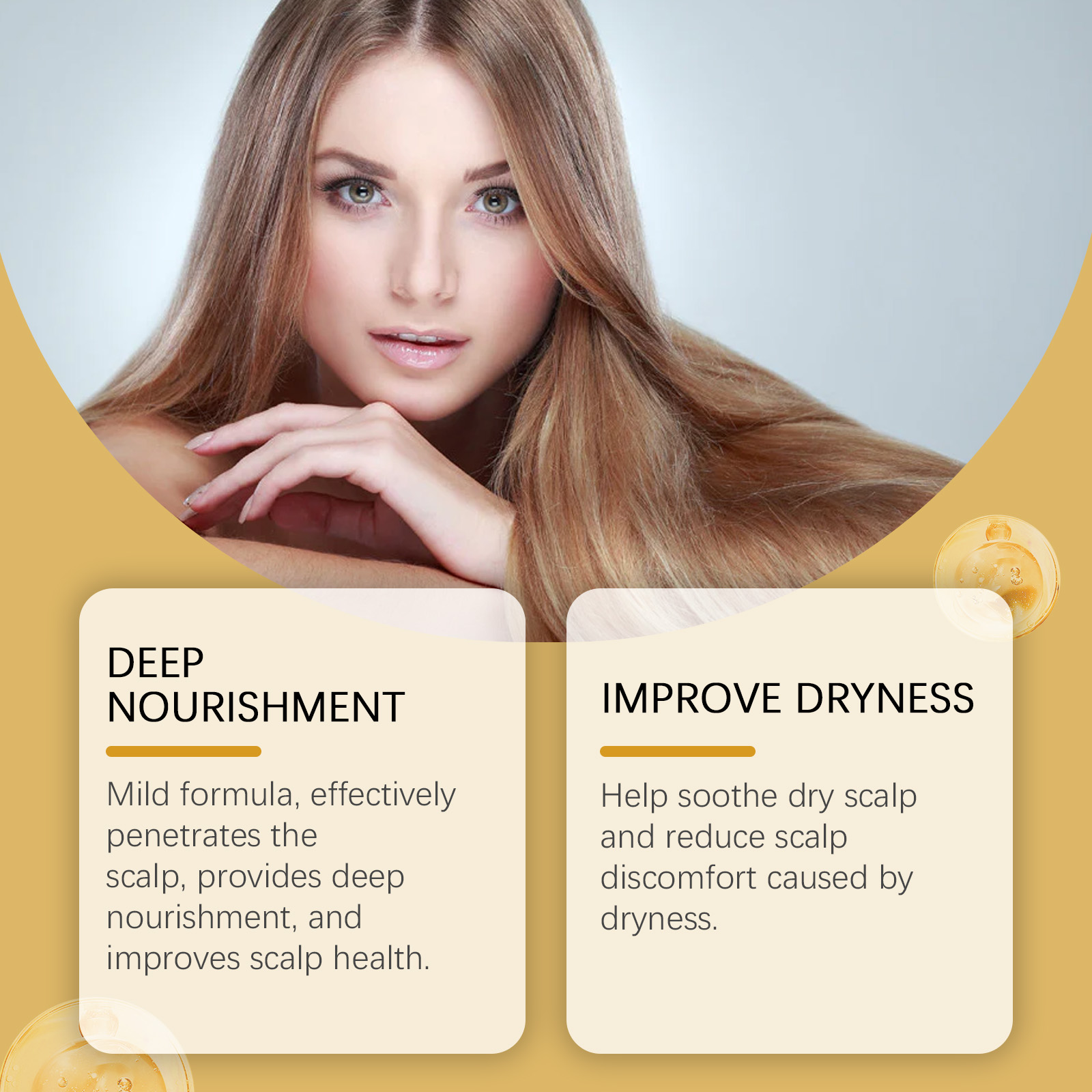 WoodSleep Batana Oil Hair Care Cream, Soft, Nourishing And Hydrating Dry Hair Care Cream - Image 3