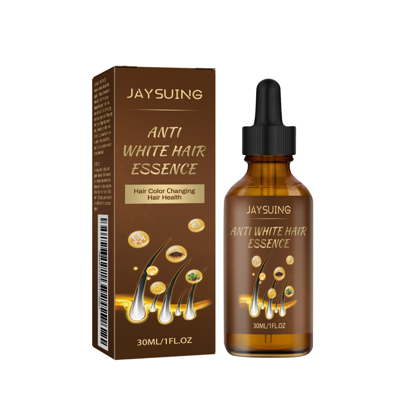 Black Hair Essence Scalp Care Massage Moisturizing Hair And Strengthening Hair Lotion Black Hair Essence - Image 7