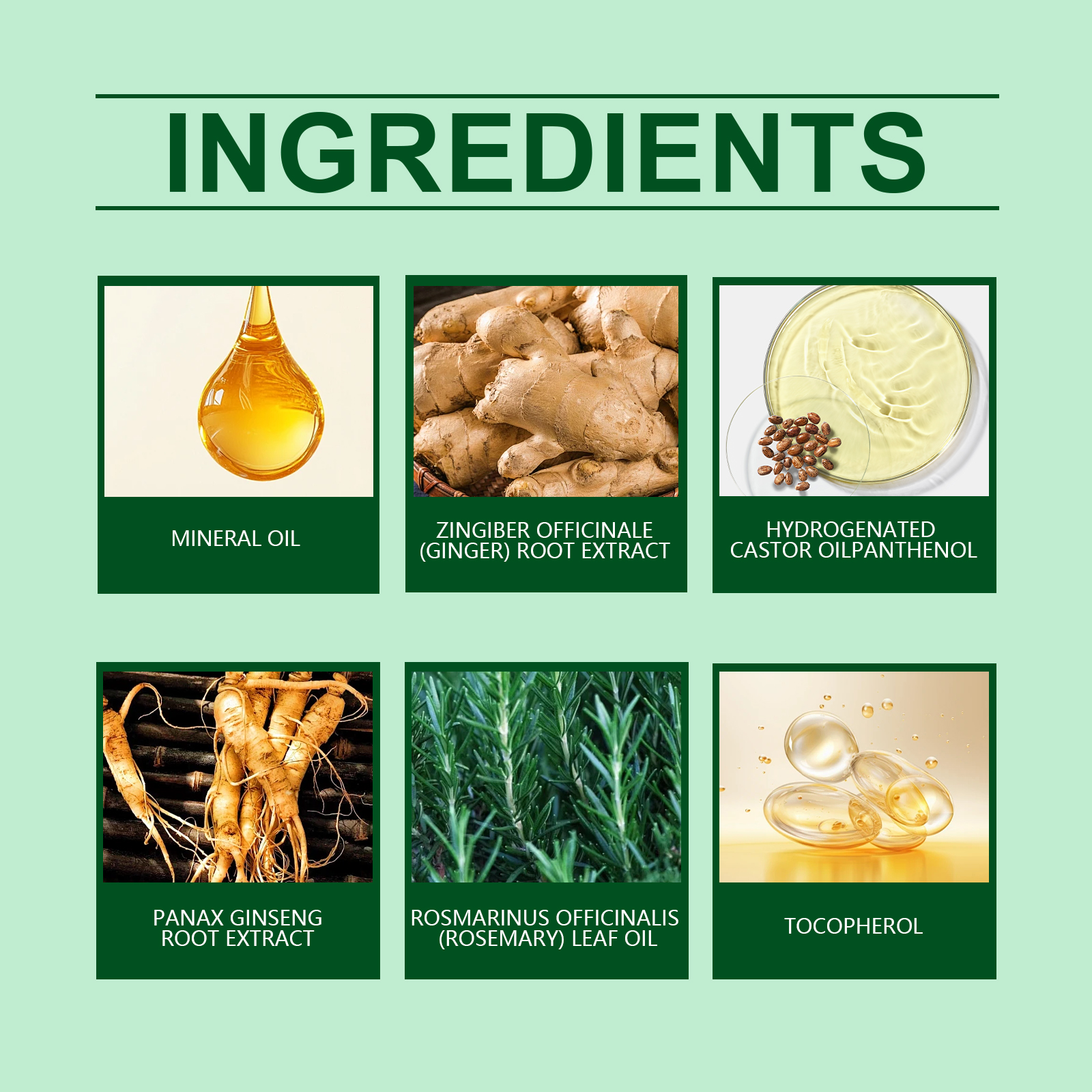 Ginger Hair Care Essential Oil Mild Ingredients Herbal Ginger Nourishes Hair Soft Beautiful Essential Oil - Image 5